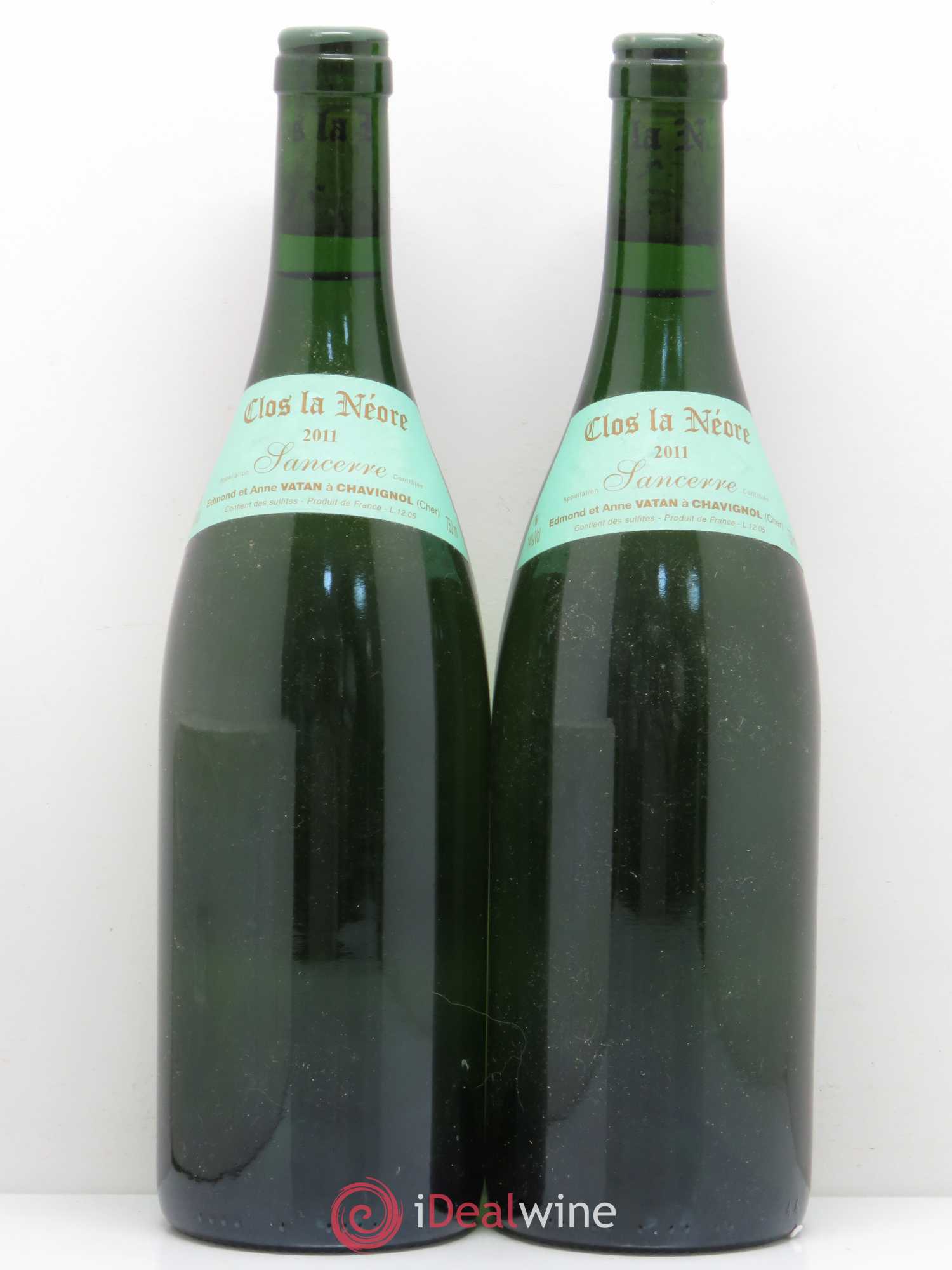 Sancerre Clos la Neore Edmond Vatan 2011 - Lot de 2 bouteilles - 0