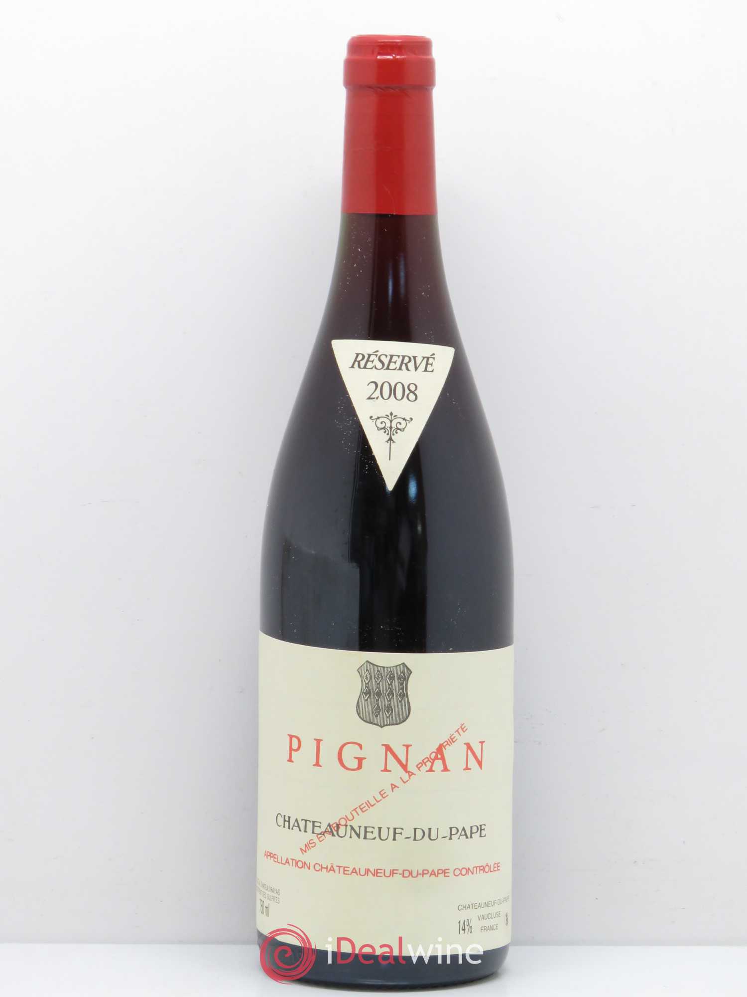 Châteauneuf-du-Pape Pignan Emmanuel Reynaud 2008 - Lot de 1 bouteille - 0