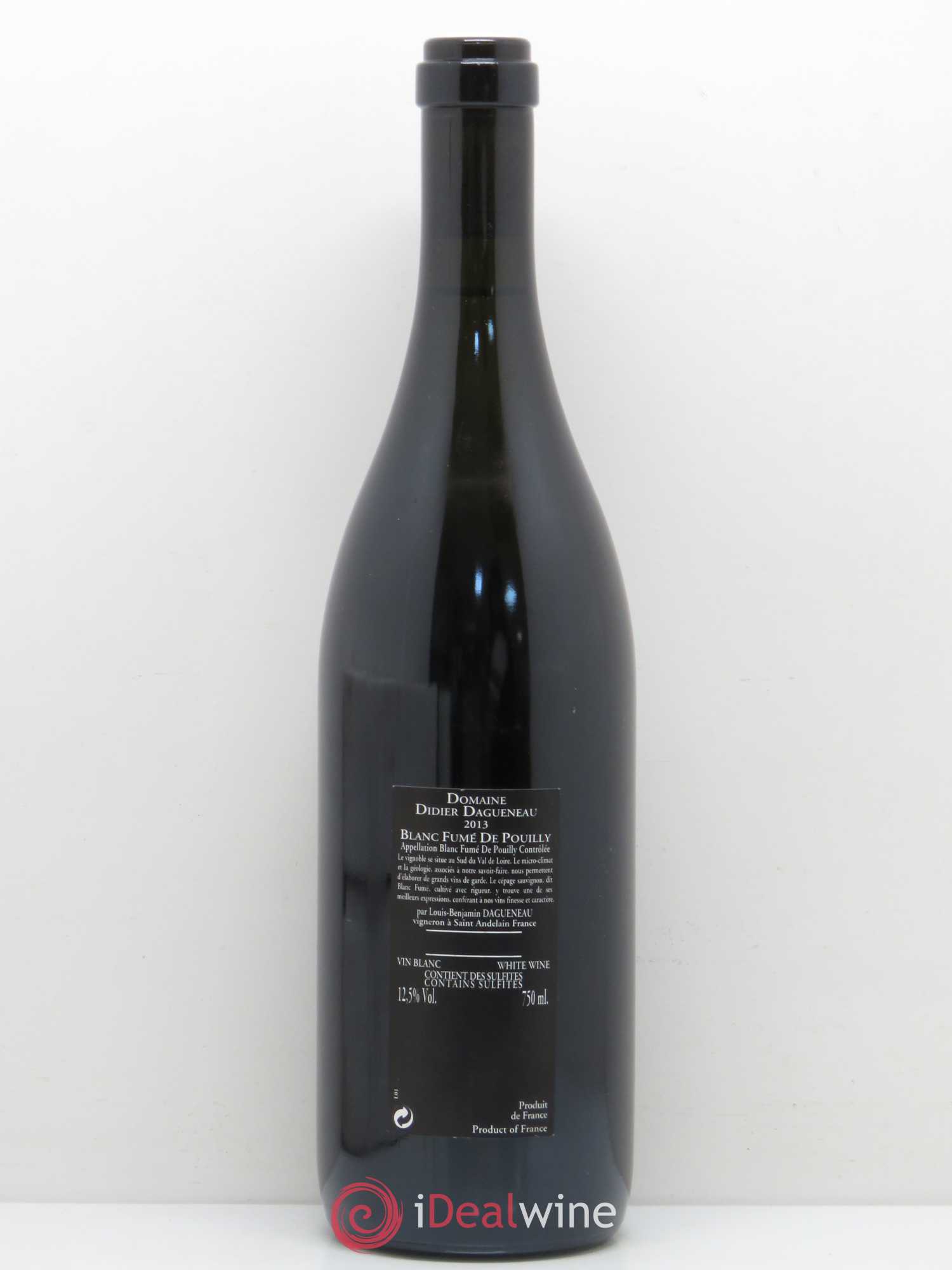 Vin de France (anciennement Pouilly-Fumé) Silex Dagueneau (Domaine Didier - Louis-Benjamin) 2013 - Lot de 1 bouteille - 1
