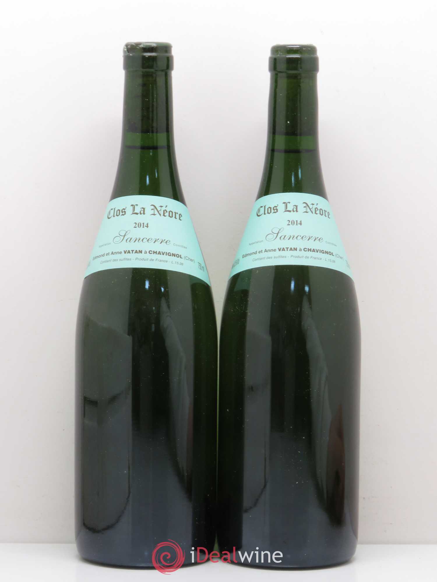 Sancerre Clos la Neore Edmond Vatan 2014 - Lot de 2 bouteilles - 0