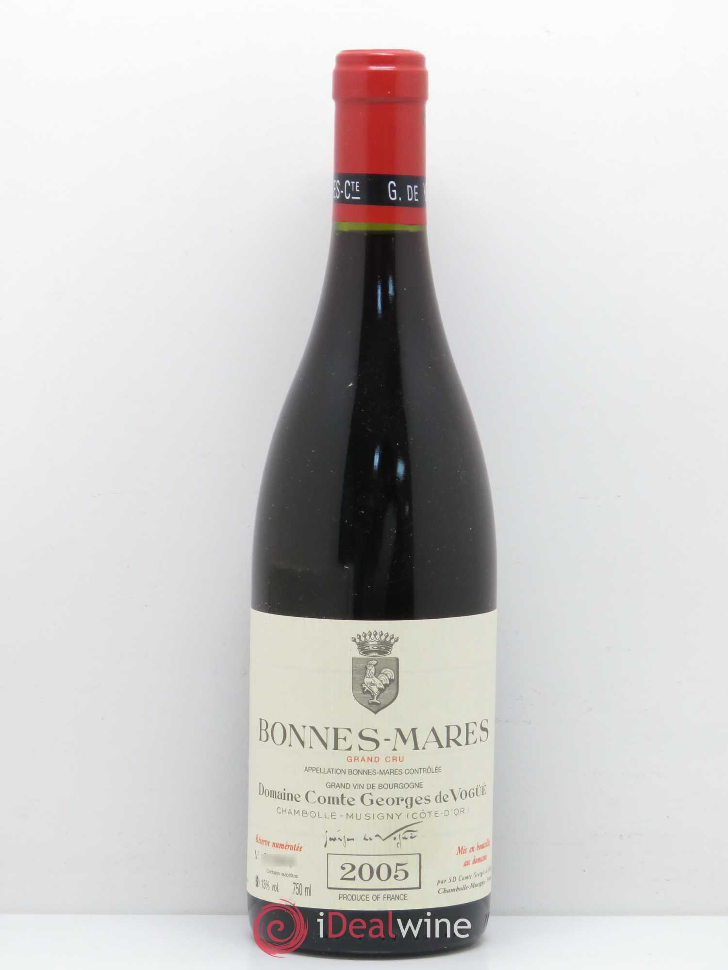 Bonnes-Mares Grand Cru Comte Georges de Vogüé 2005 - Lot de 1 bouteille - 0