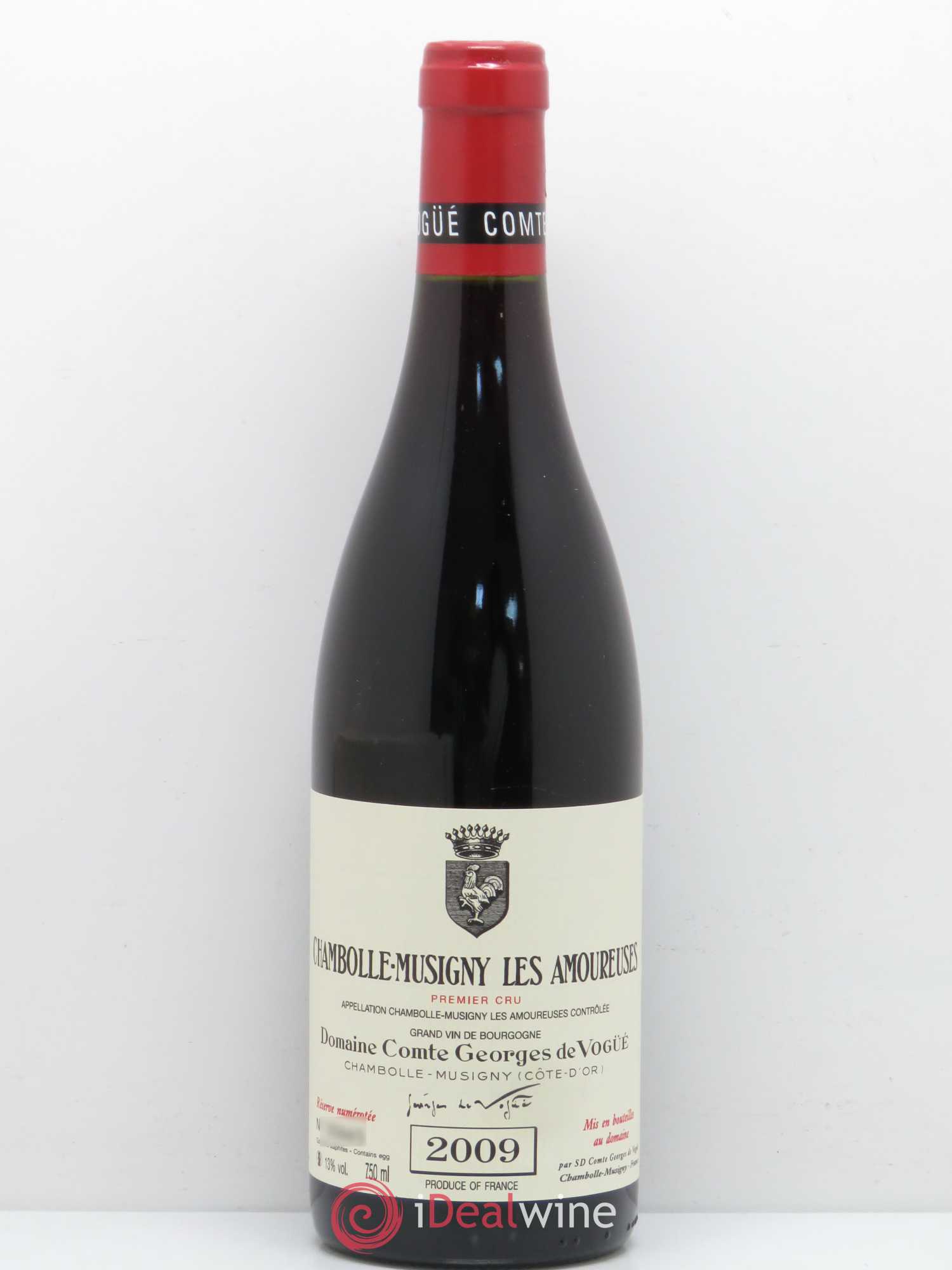 Chambolle-Musigny 1er Cru Les Amoureuses Comte Georges de Vogüé 2009 - Lot de 1 bouteille - 0