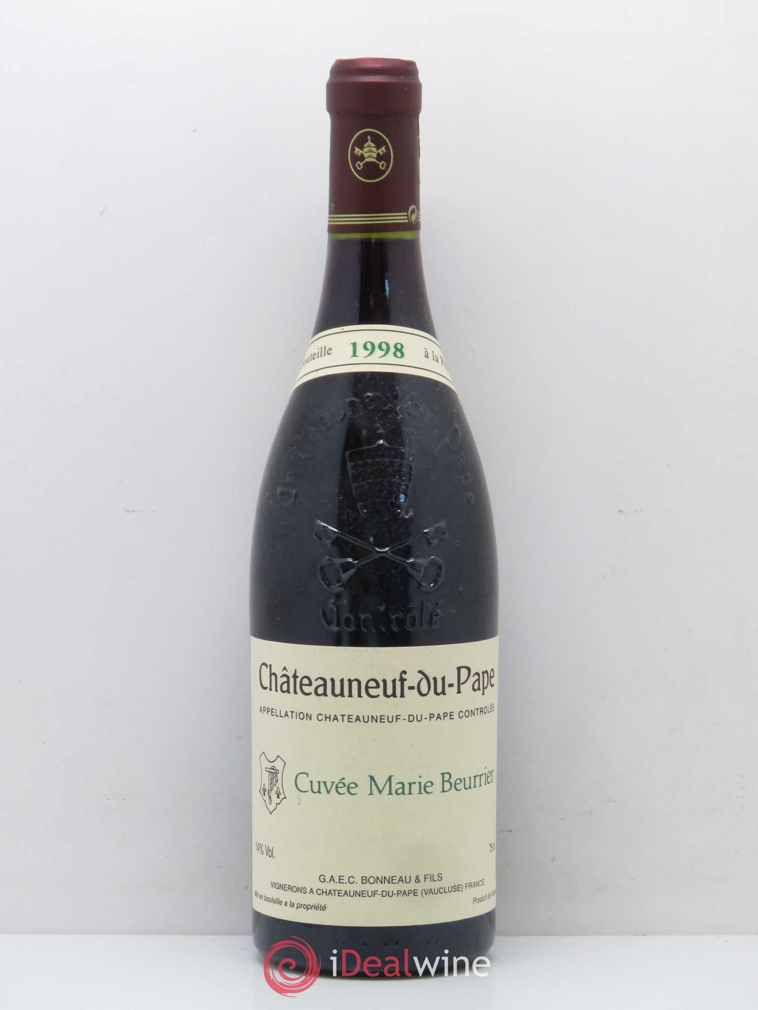 Châteauneuf-du-Pape Marie Beurrier Henri Bonneau & Fils 1998 - Lot de 1 bouteille - 0