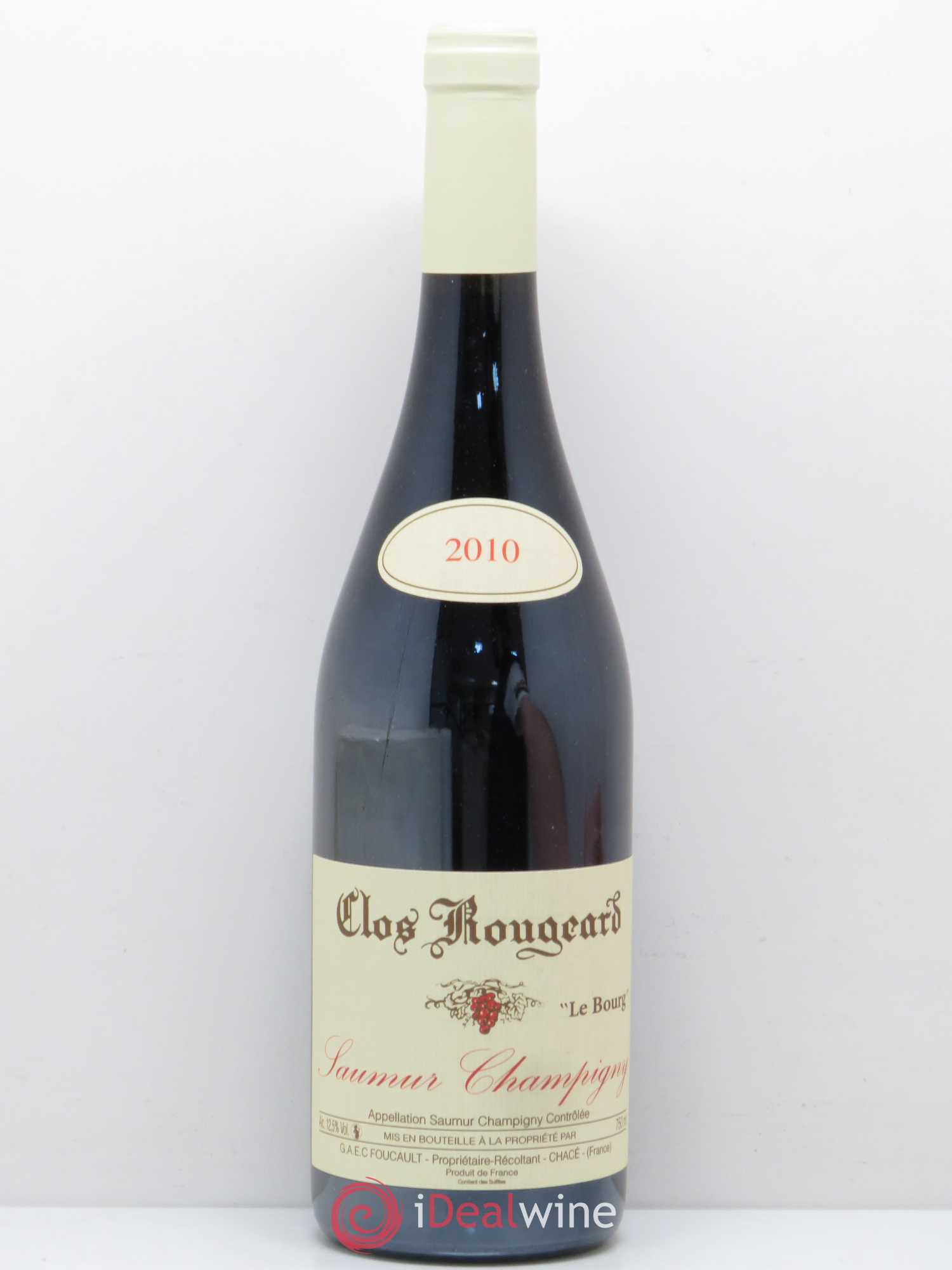 Saumur-Champigny Le Bourg Clos Rougeard 2010 - Lot de 1 bouteille - 0