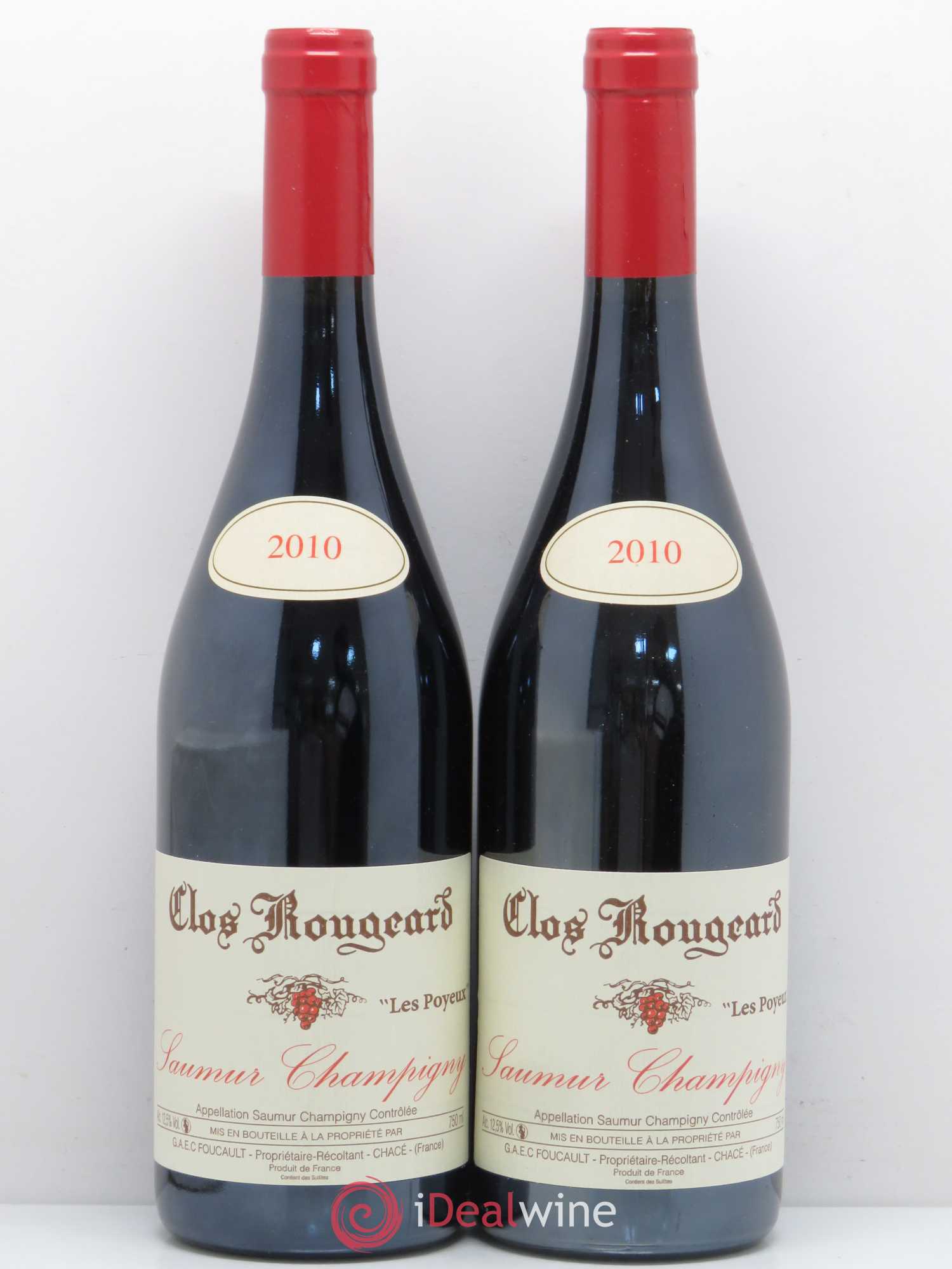 Saumur-Champigny Les Poyeux Clos Rougeard 2010 - Lot de 2 bouteilles - 0