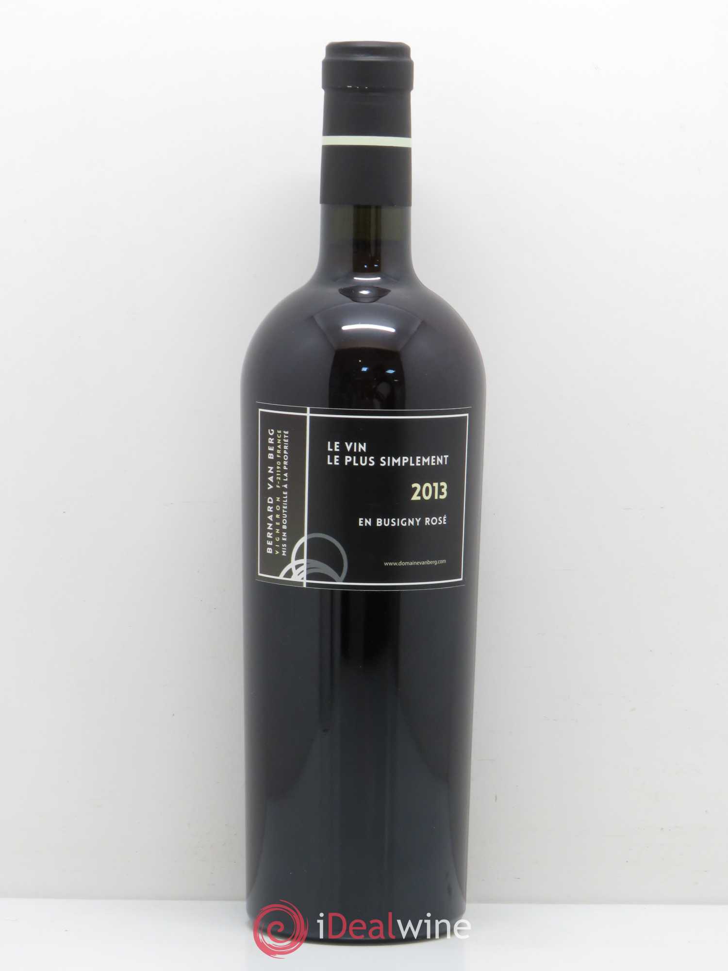 Bourgogne En Busigny Rosé van Berg 2013 - Posten von 1 Flasche - 0