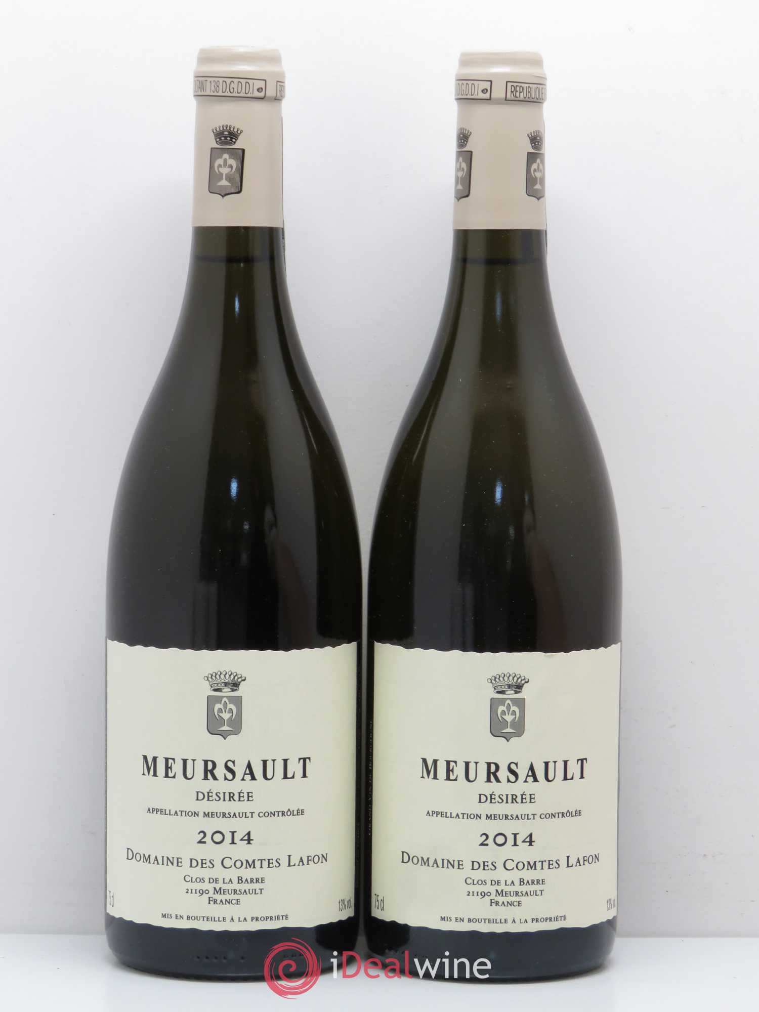 Meursault Désirée Comtes Lafon (Domaine des) 2014 - Lot de 2 bouteilles - 0