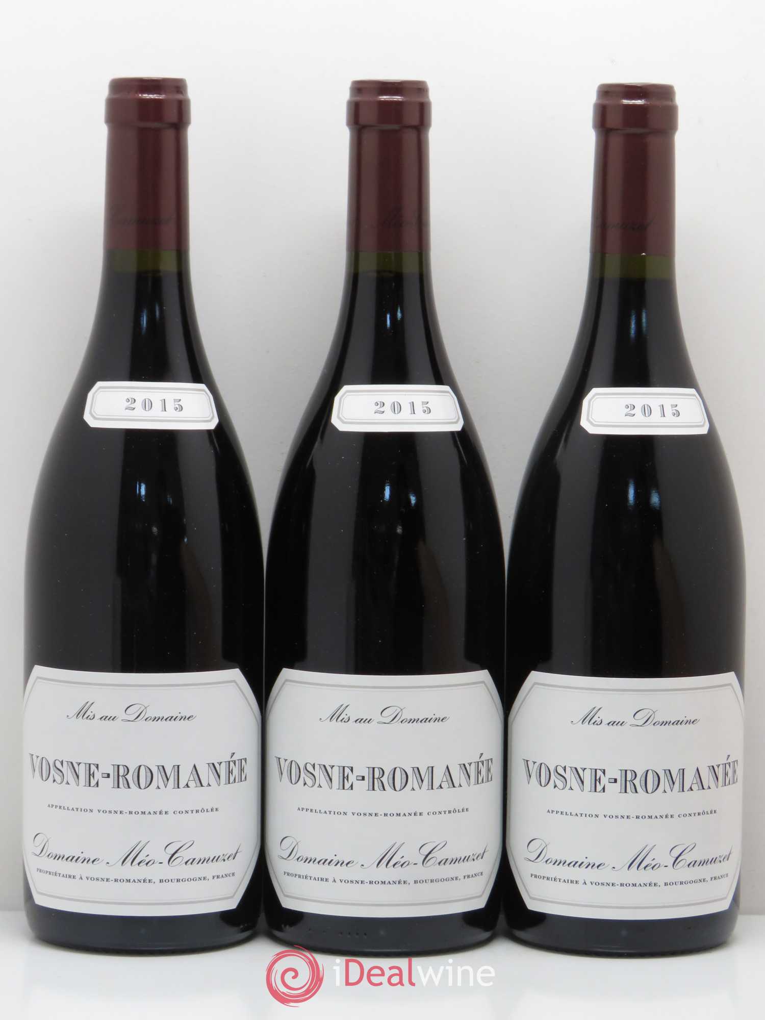 Vosne-Romanée Méo-Camuzet (Domaine) 2015 - Lot de 3 bouteilles - 0