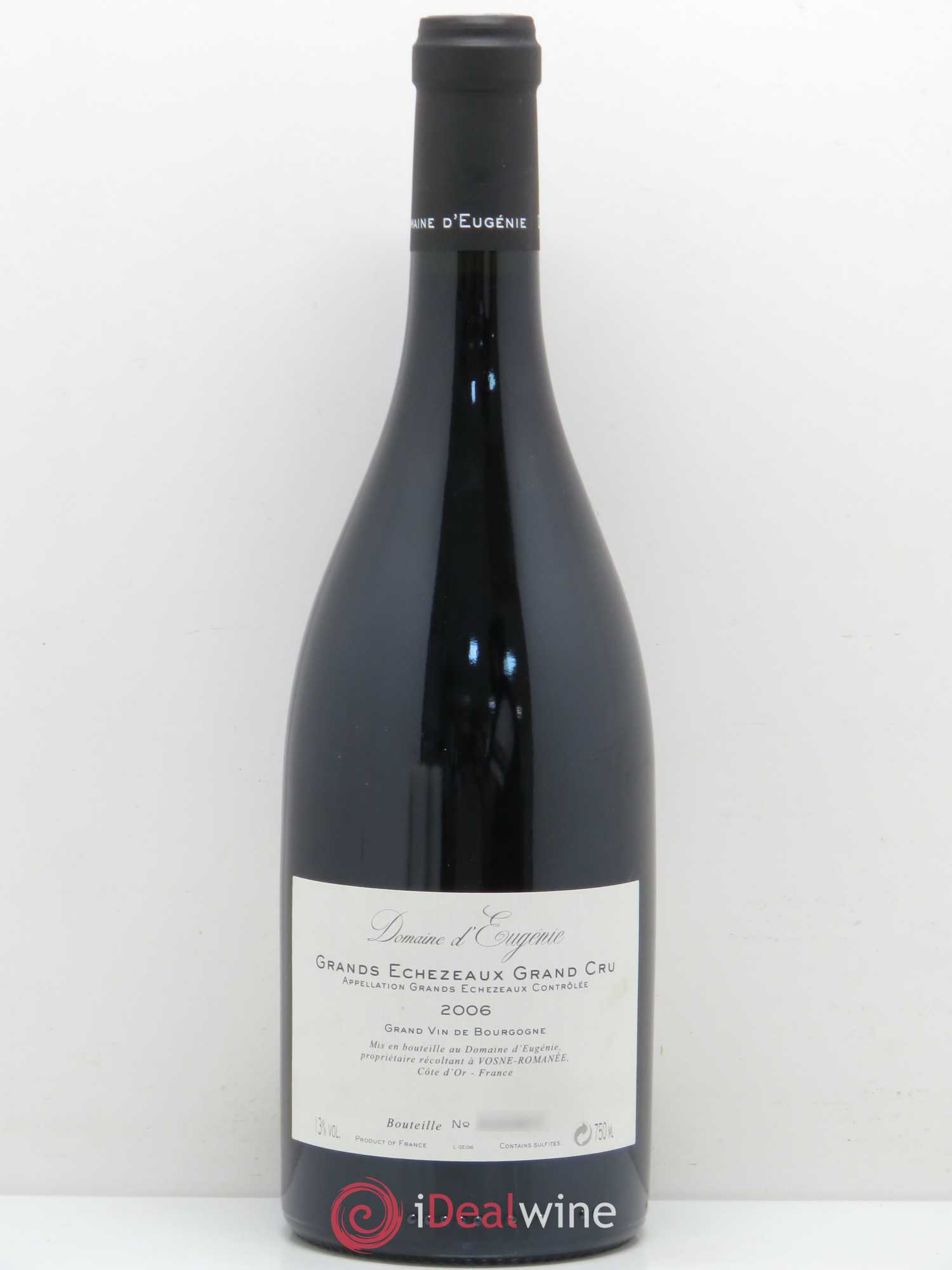 Grands-Echezeaux Grand Cru Domaine René Engel - Domaine Eugénie 2006 - Lot de 1 bouteille - 1