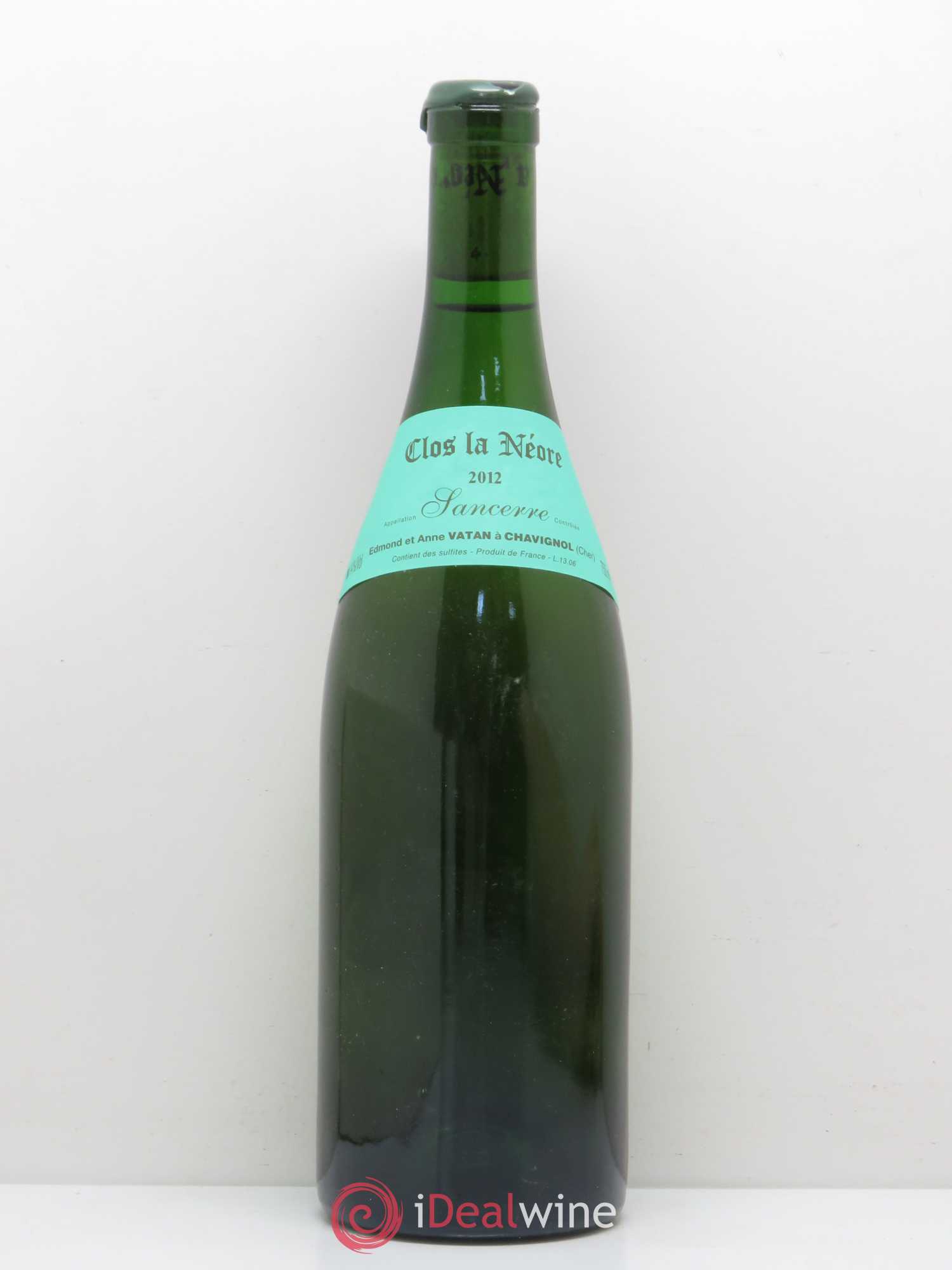 Sancerre Clos la Neore Edmond Vatan 2012 - Lot de 1 bouteille - 0