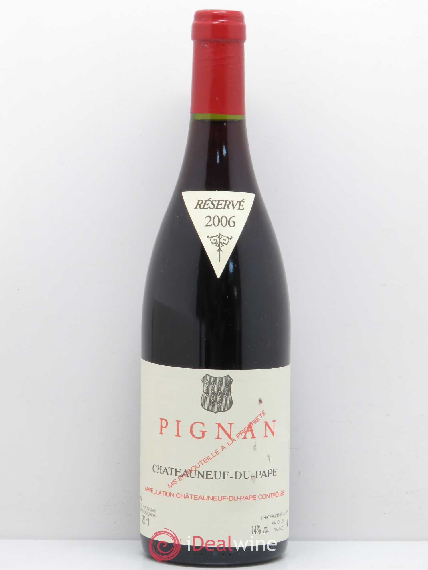 Châteauneuf-du-Pape Pignan Emmanuel Reynaud 2006 - Lot de 1 bouteille - 0