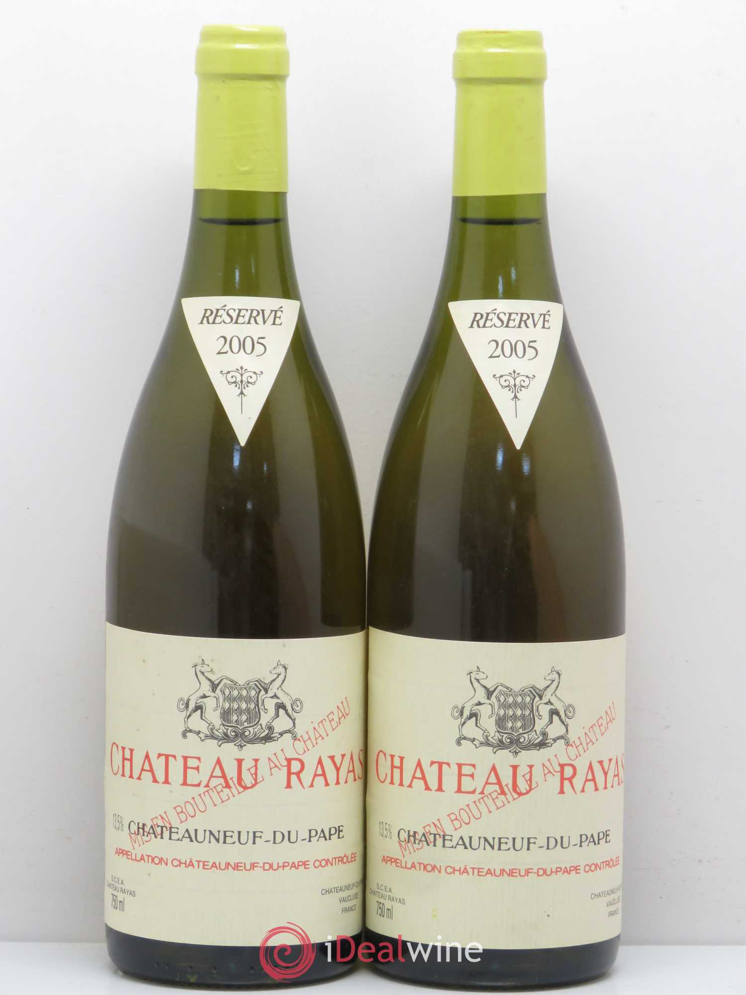 Châteauneuf-du-Pape Château Rayas Emmanuel Reynaud 2005 - Lot de 2 bouteilles - 0