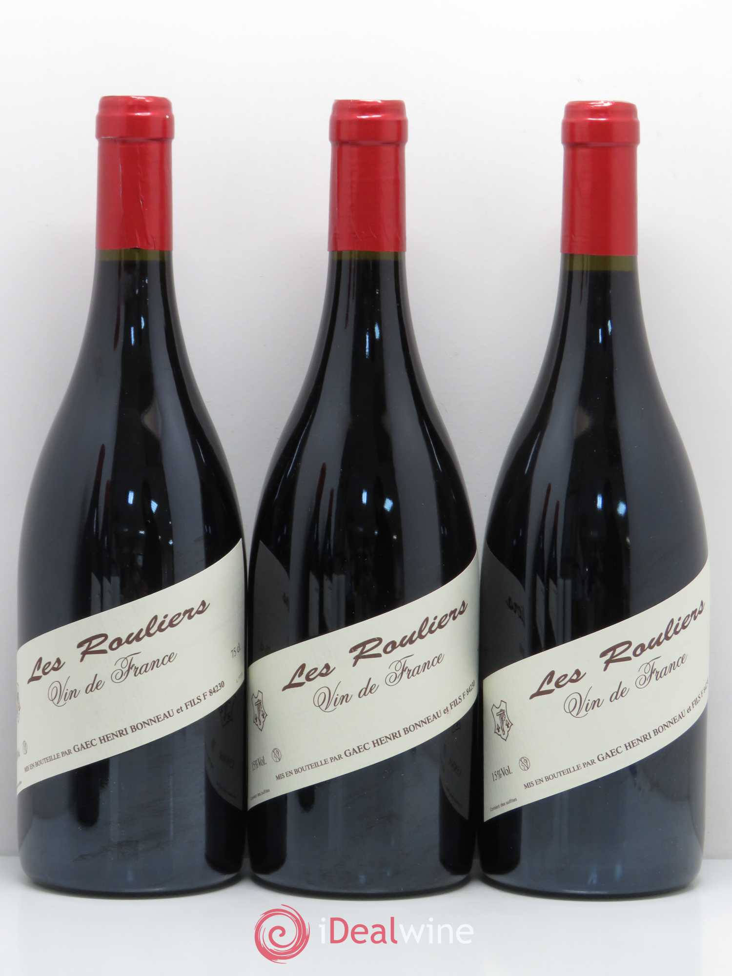 Vin de France Les Rouliers Henri Bonneau & Fils Vendange 2011/2012 - Lot de 5 bouteilles - 1