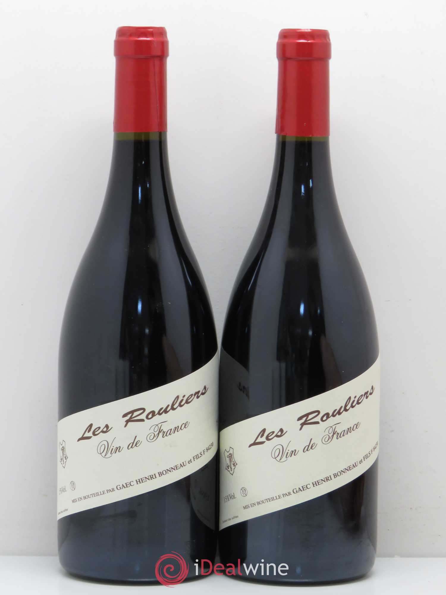 Vin de France Les Rouliers Henri Bonneau & Fils Vendange 2011/2012 - Lot de 5 bouteilles - 2