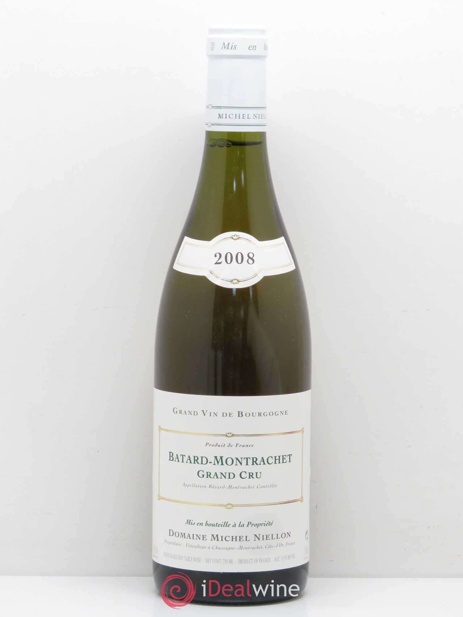 Bâtard-Montrachet Grand Cru Michel Niellon (Domaine) 2008 - Lot de 1 bouteille - 0
