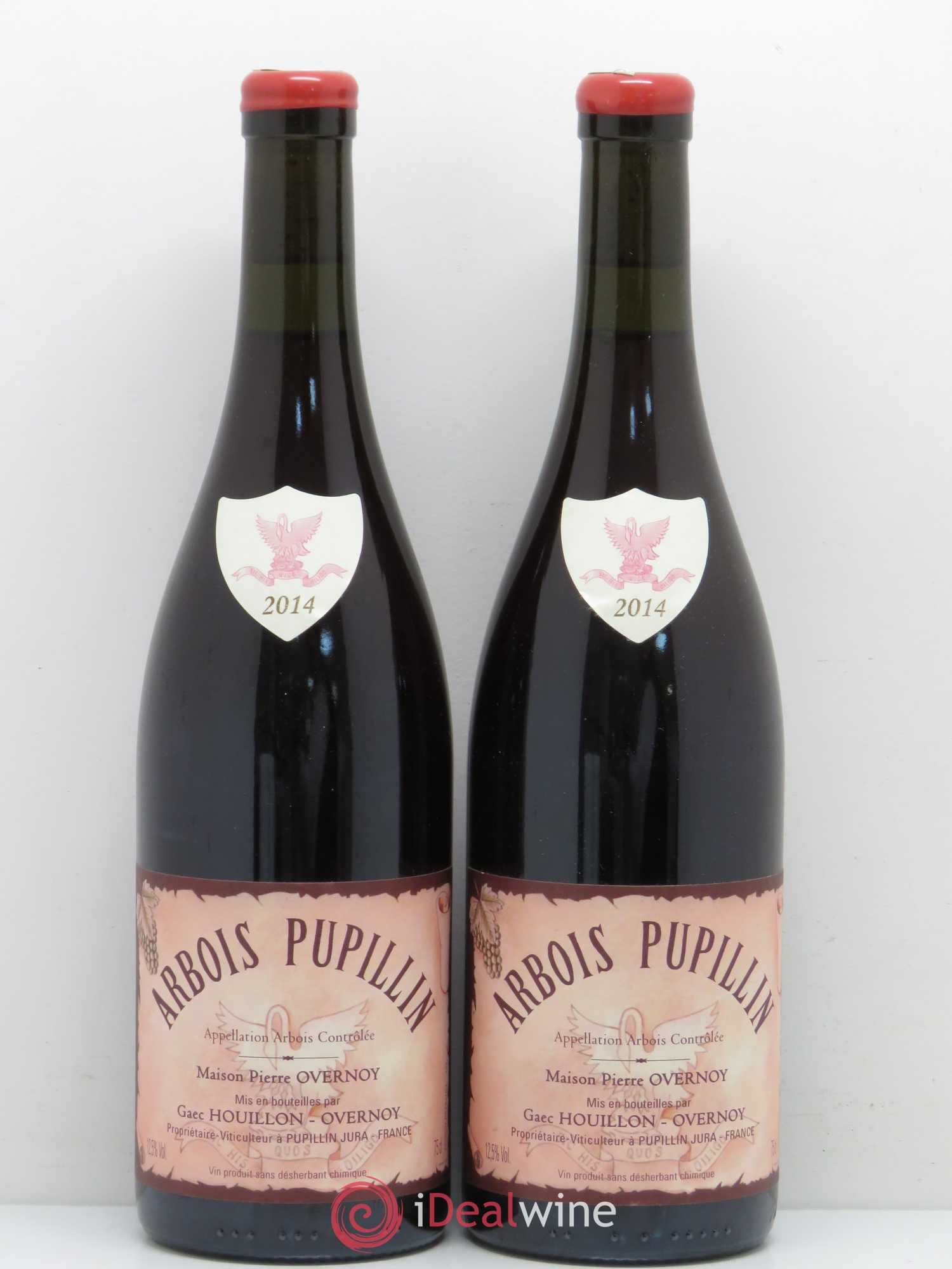 Arbois-Pupillin Poulsard (cire rouge) Overnoy-Houillon (Domaine) Poulsard 2014 - Lot de 2 bouteilles - 0