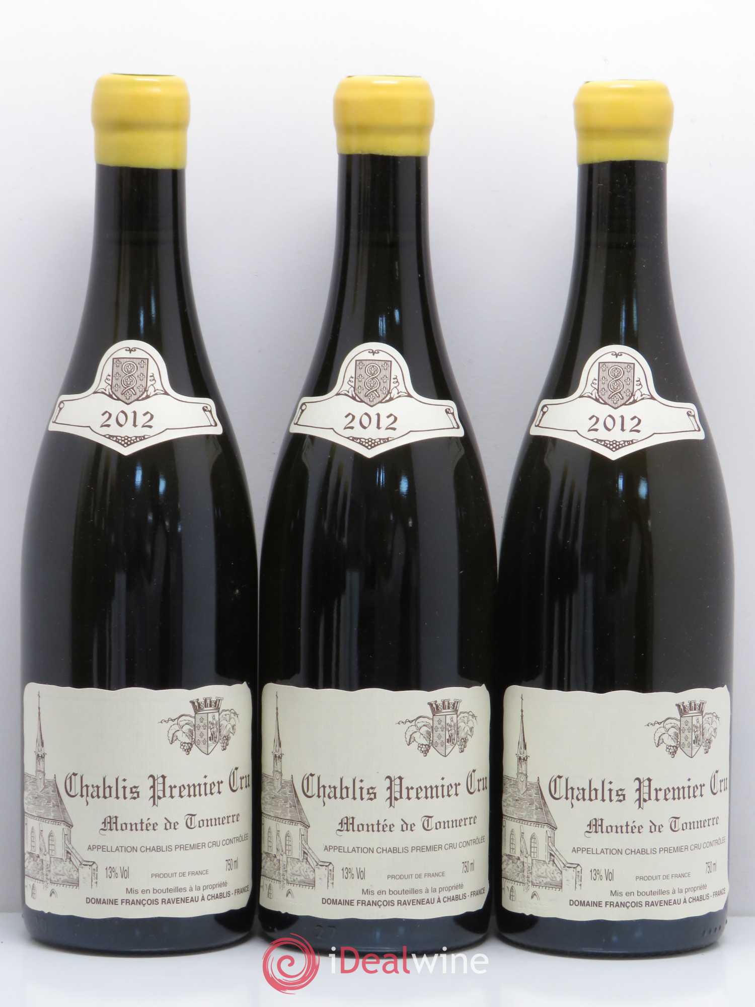 Chablis 1er Cru Montée de Tonnerre Raveneau (Domaine) 2012 - Lot de 6 bouteilles - 1