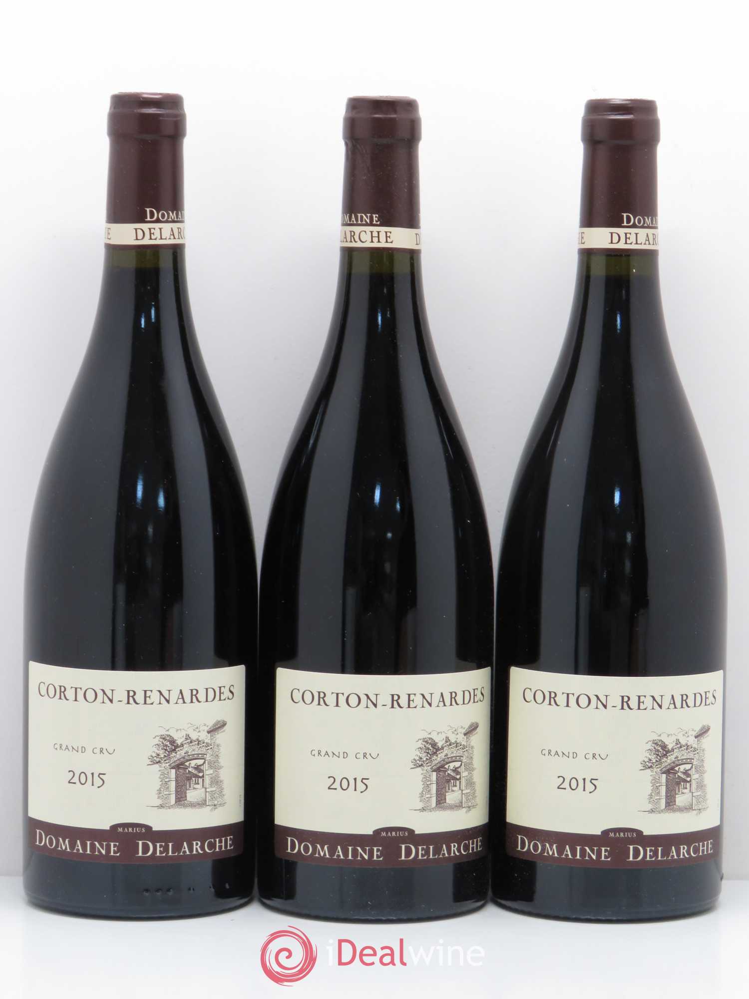 Corton Grand Cru Renardes Marius Delarche 2015 - Posten von 6 Flaschen - 2