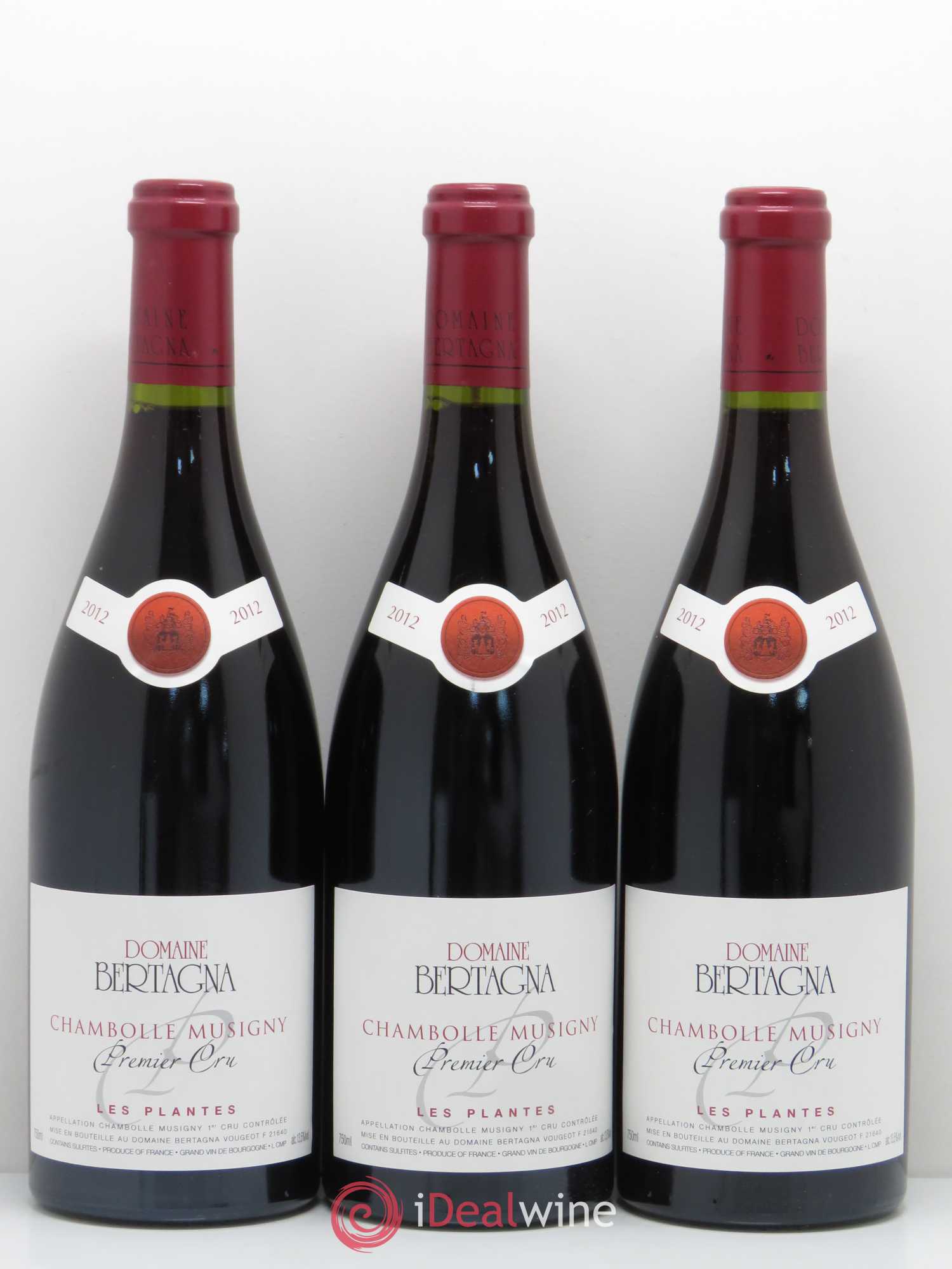 Chambolle-Musigny 1er Cru Les Plantes Bertagna 2012 - Lot de 6 bouteilles - 2