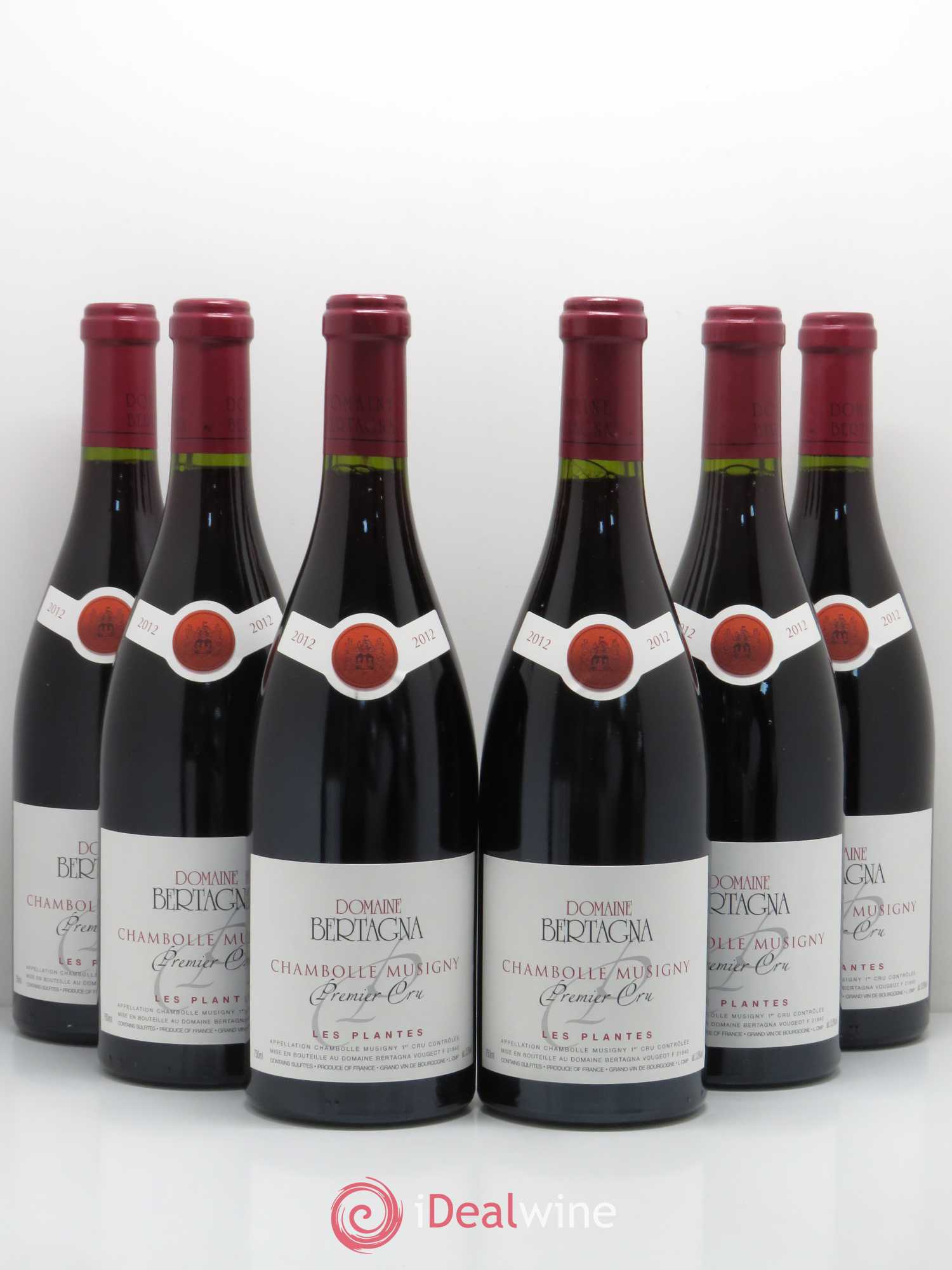 Chambolle-Musigny 1er Cru Les Plantes Bertagna 2012 - Lot de 6 bouteilles - 0
