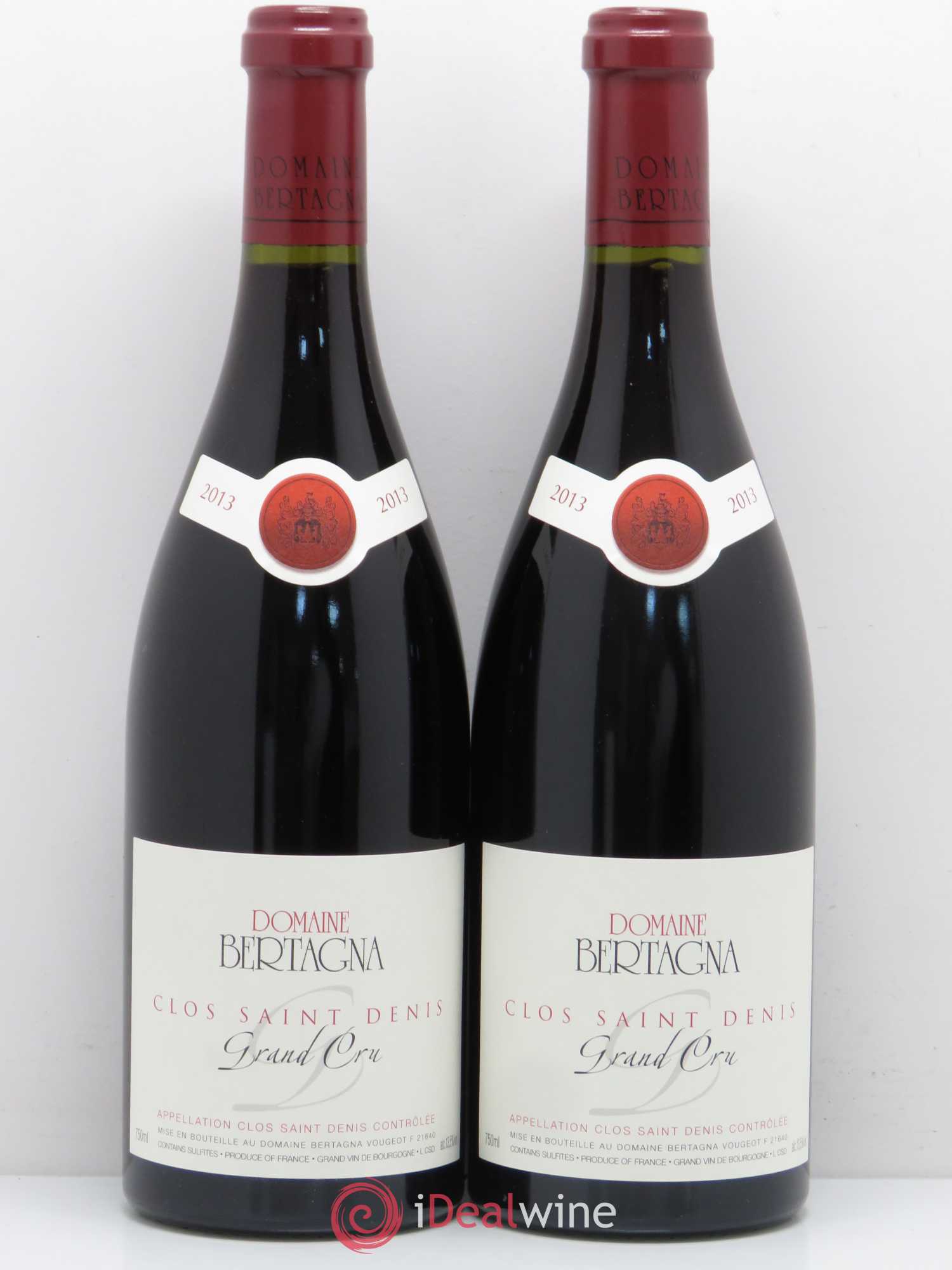 Clos Saint-Denis Grand Cru Bertagna 2013 - Lot de 2 bouteilles - 0