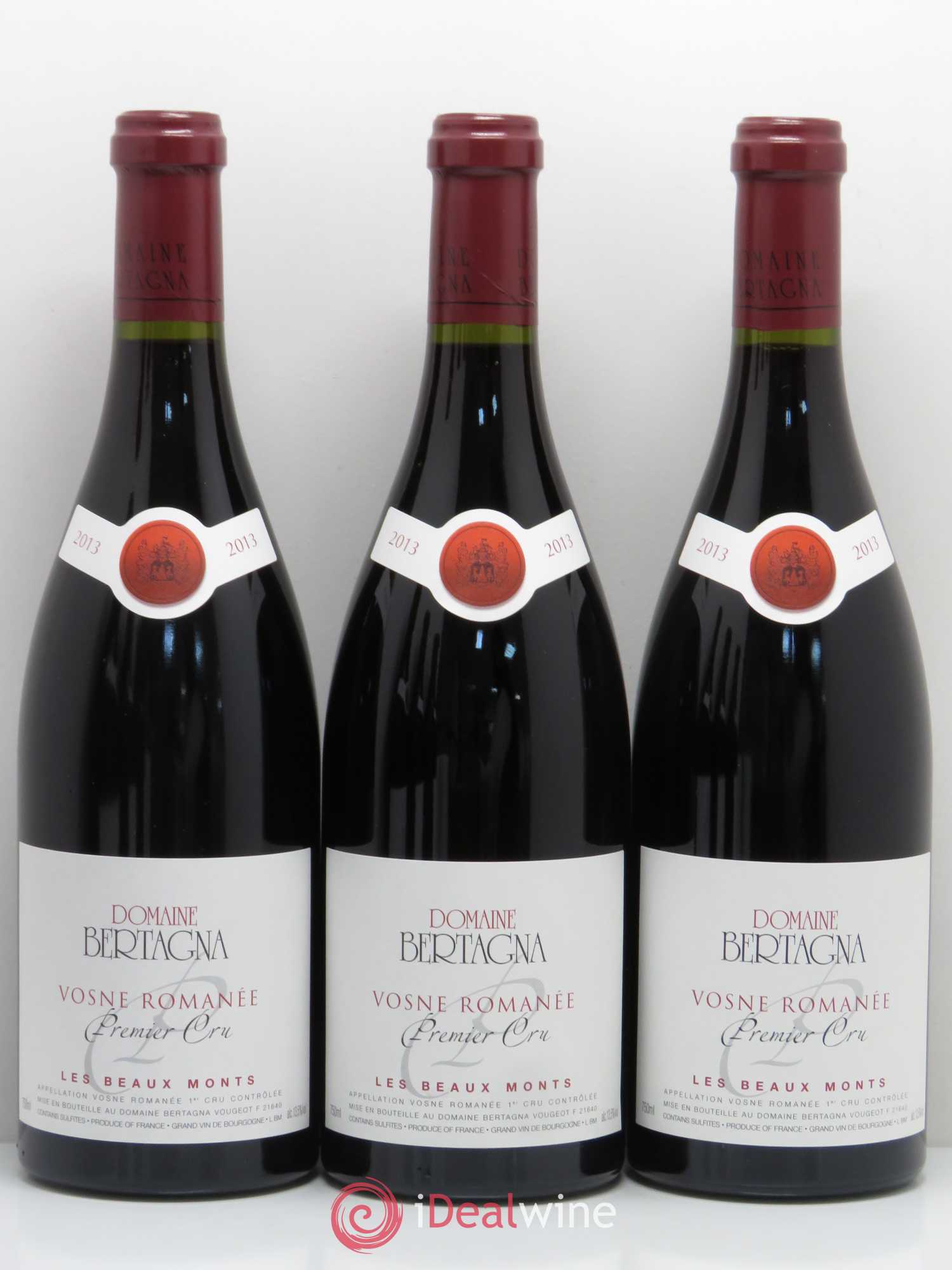 Vosne-Romanée 1er Cru Les Beaux-Monts Bertagna 2013 - Lot de 6 bouteilles - 1