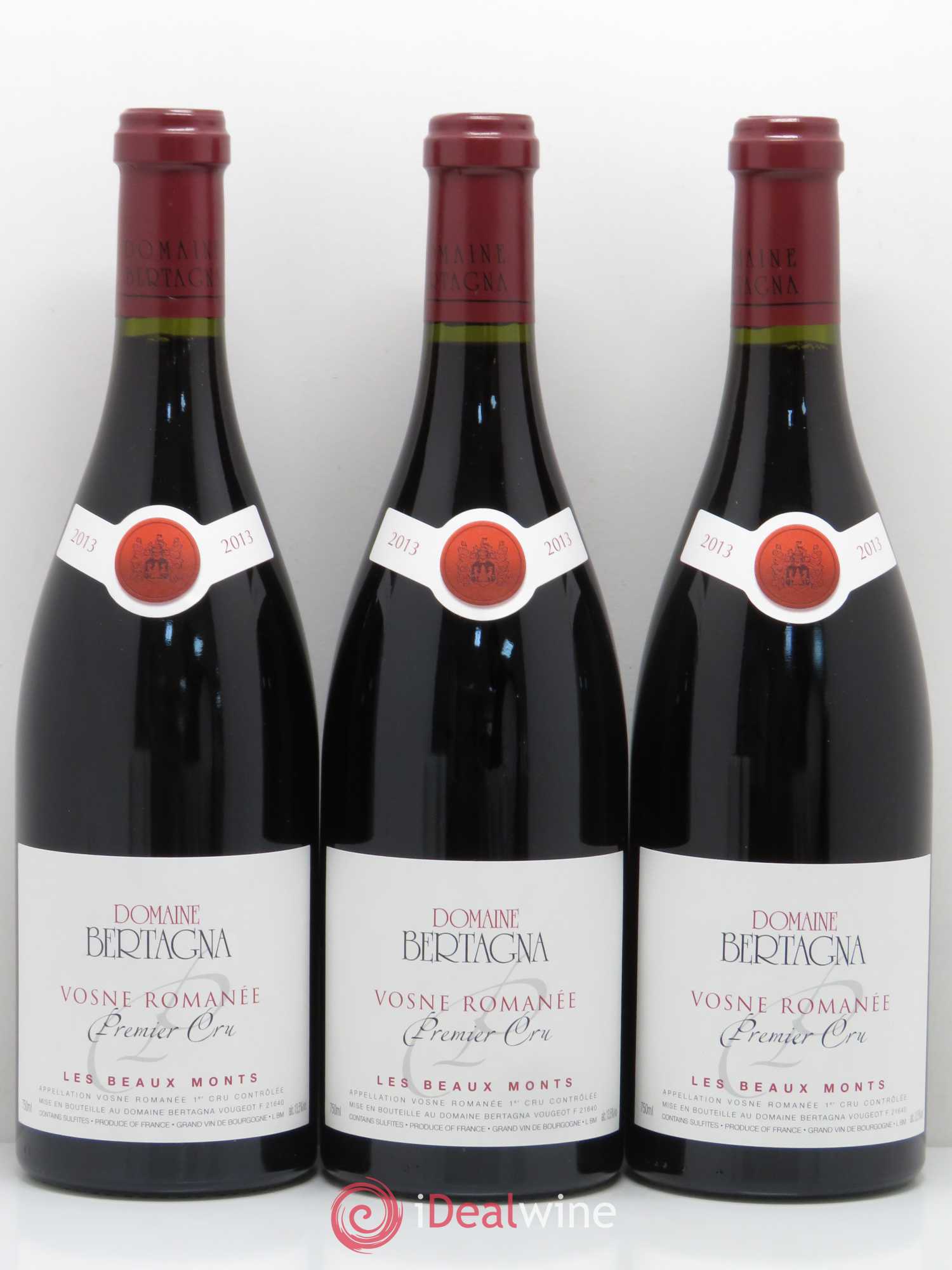 Vosne-Romanée 1er Cru Les Beaux-Monts Bertagna 2013 - Lot de 6 bouteilles - 2