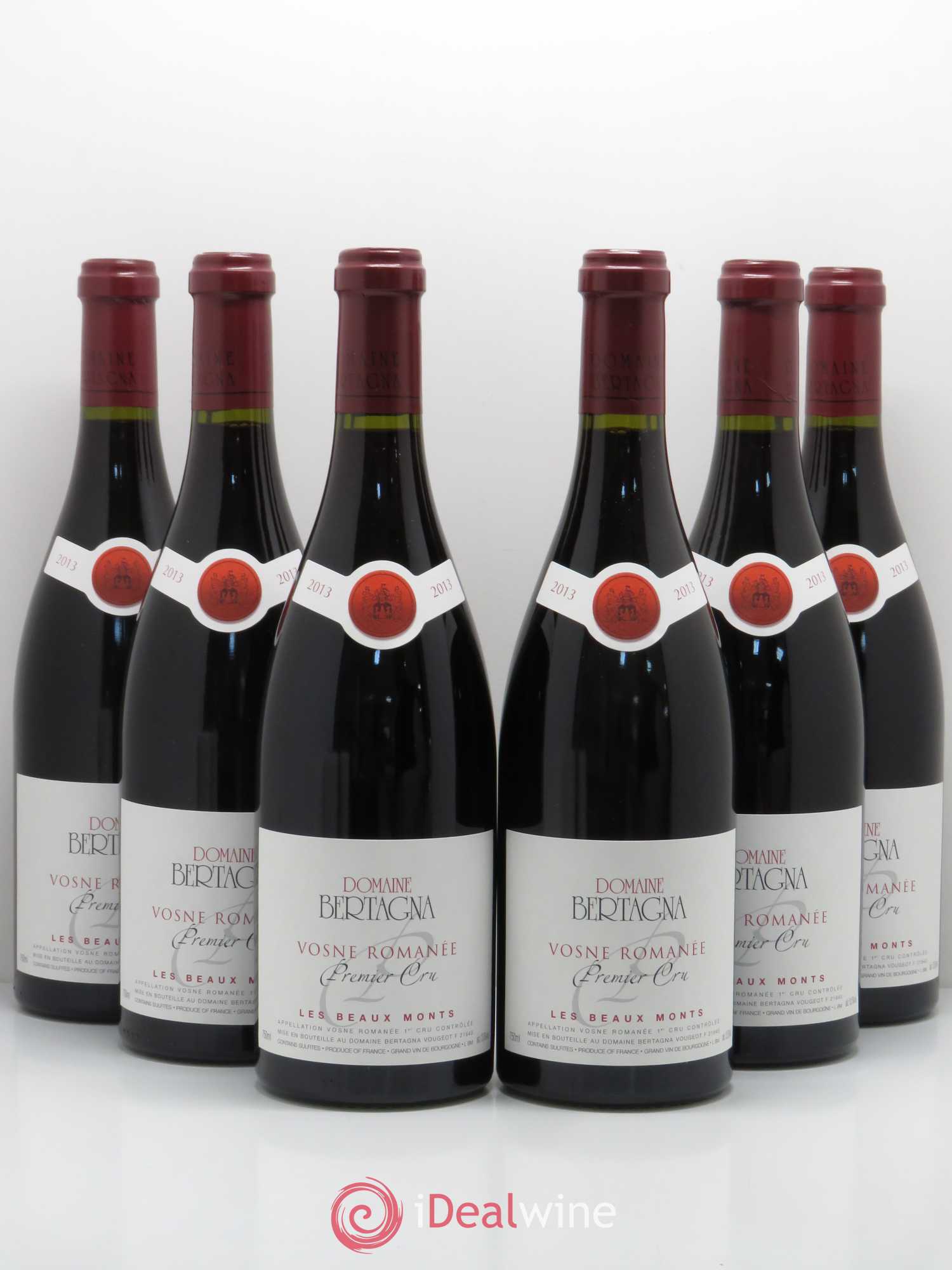 Vosne-Romanée 1er Cru Les Beaux-Monts Bertagna 2013 - Lot de 6 bouteilles - 0