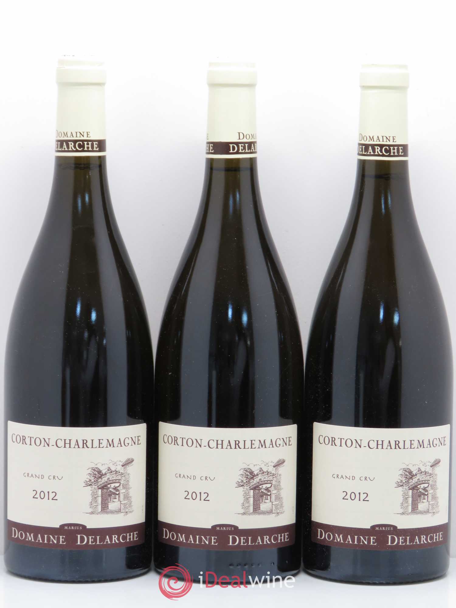 Corton-Charlemagne Grand Cru Marius Delarche 2012 - Lot de 3 bouteilles - 0