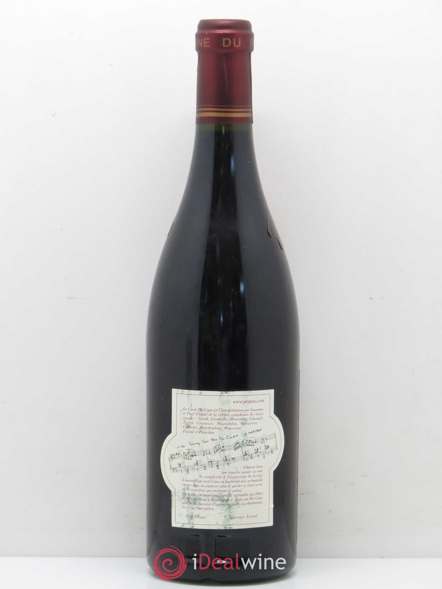 Châteauneuf-du-Pape Domaine du Pégau Cuvée Da Capo Paul et Laurence Féraud 2000 - Lot de 1 bouteille - 1