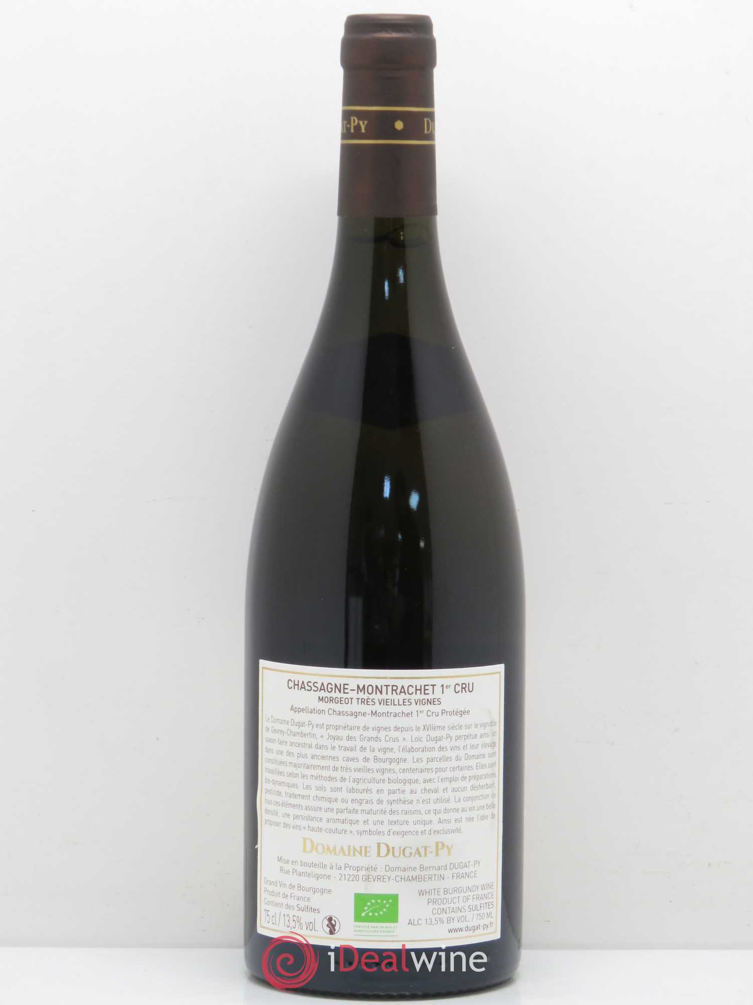 Chassagne-Montrachet 1er Cru Morgeot Dugat-Py tres vieilles vignes 2015 - Posten von 1 Flasche - 1