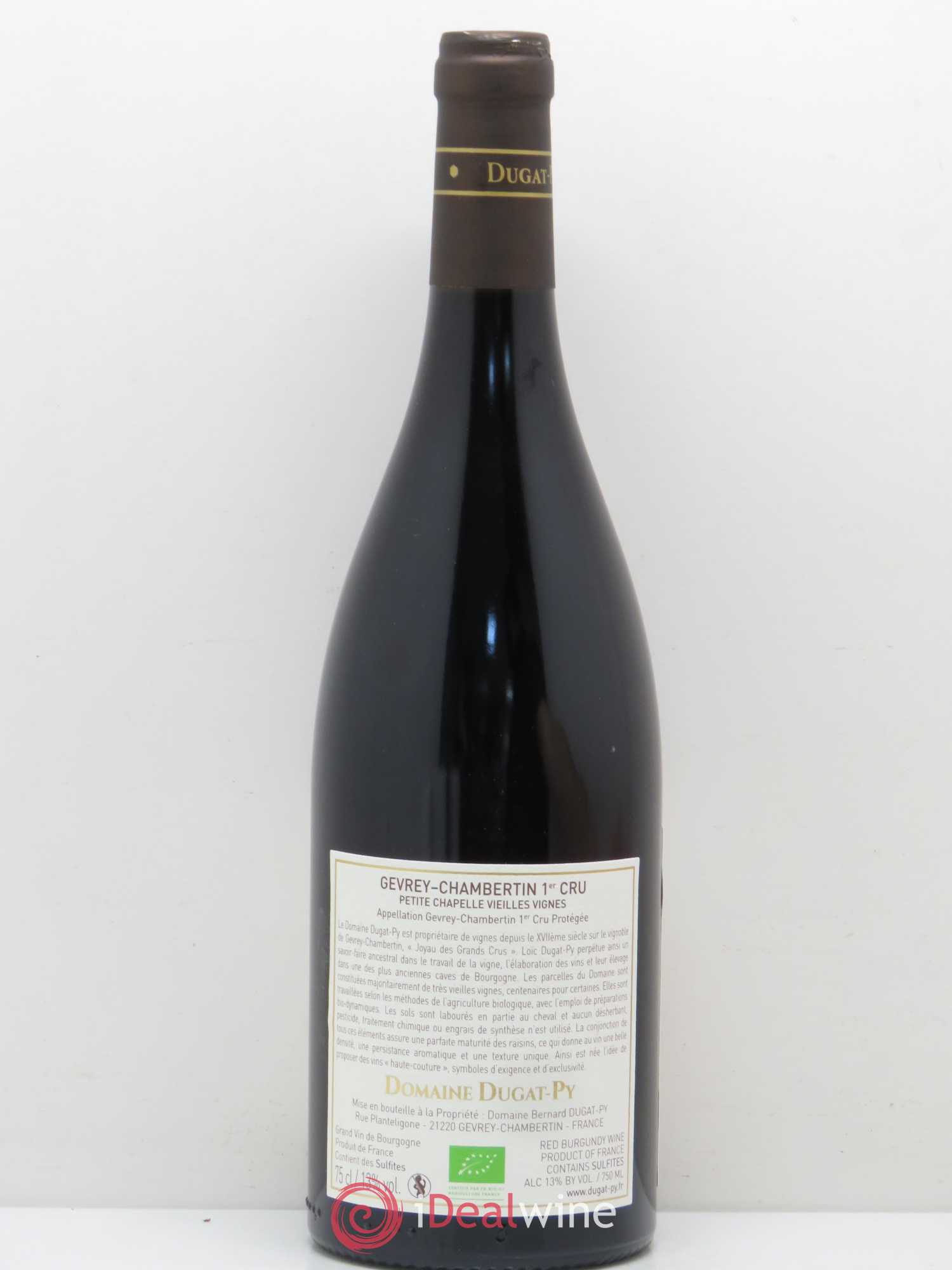 Gevrey-Chambertin 1er Cru Petite Chapelle Vieilles Vignes Dugat-Py vieilles vignes 2016 - Lot de 1 bouteille - 1