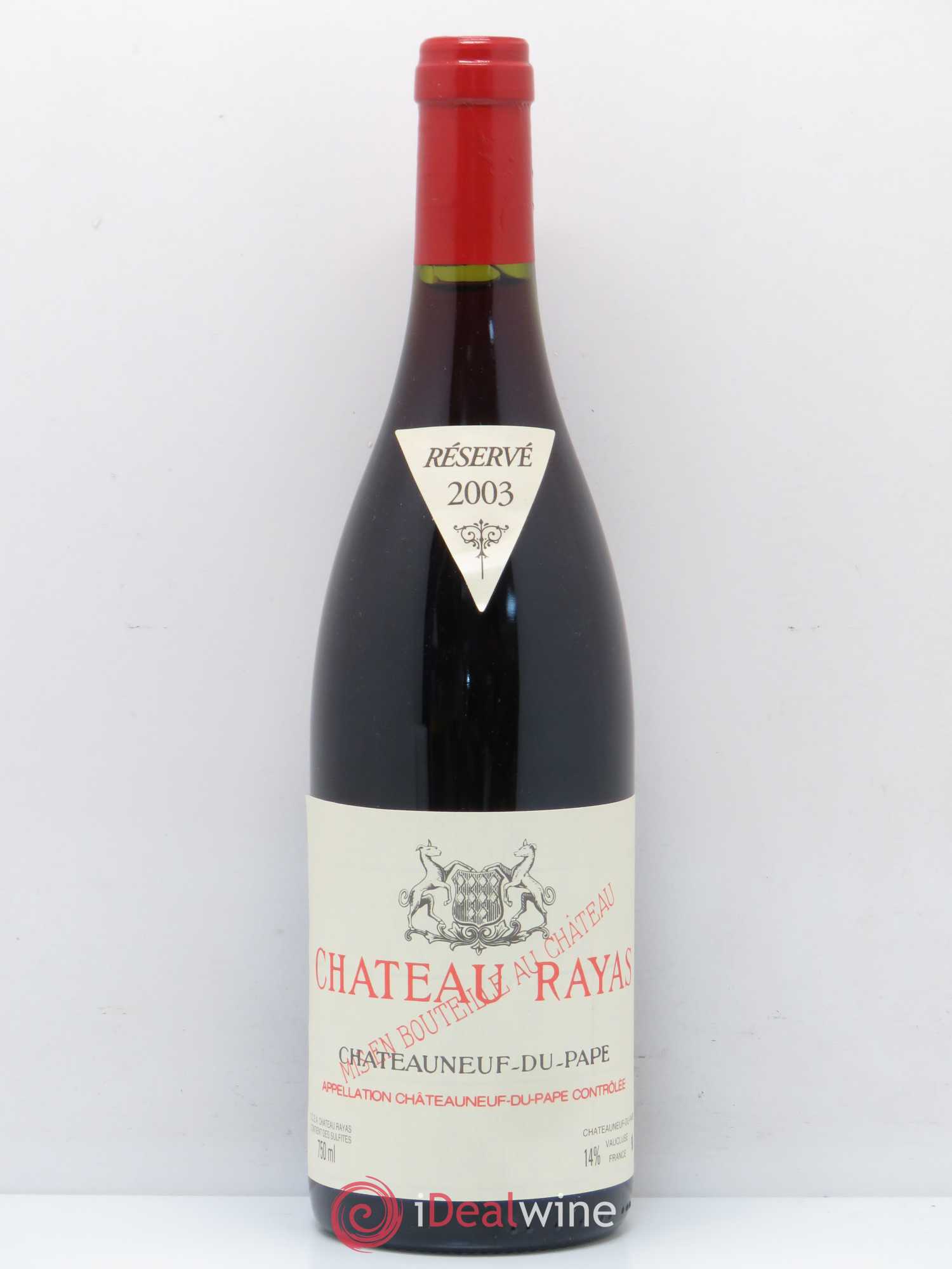 Châteauneuf-du-Pape Château Rayas Emmanuel Reynaud 2003 - Lot de 1 bouteille - 0