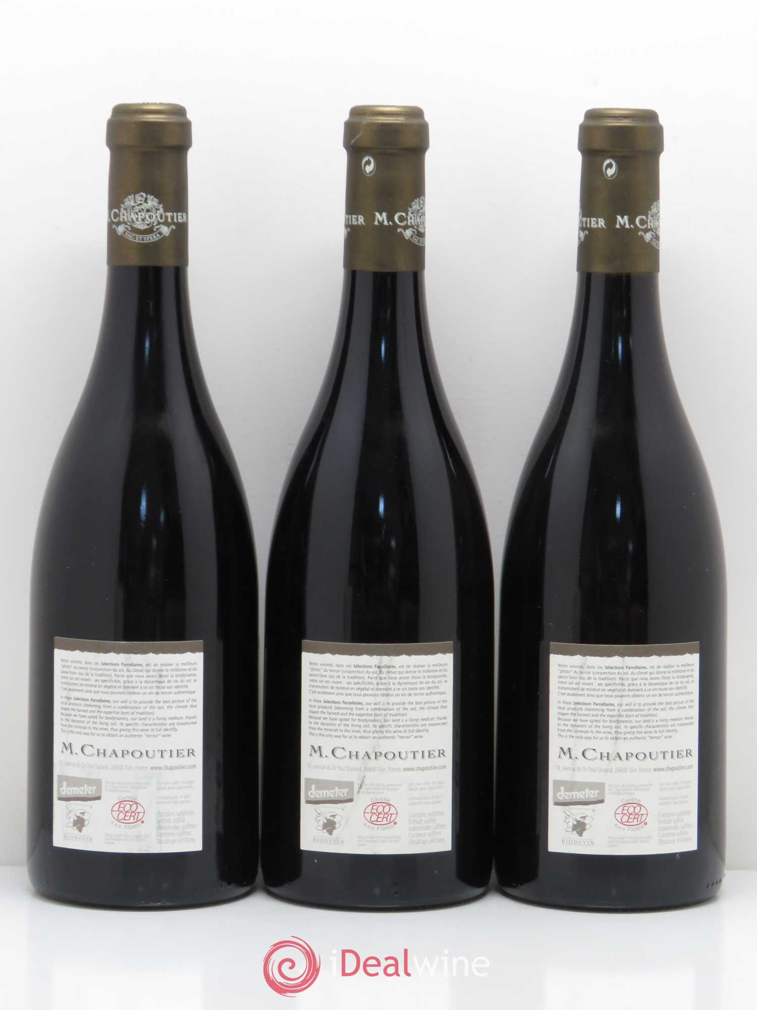 Hermitage Ermitage Le Pavillon Chapoutier 2003 - Lot de 3 bouteilles - 1