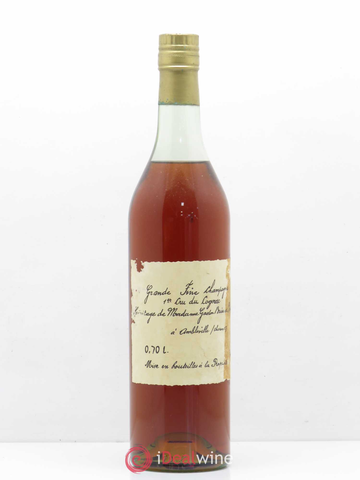 Cognac Grande Fine Champagne Héritage de Madame Gaston Briand Ragnard - Lot de 1 bouteille - 0