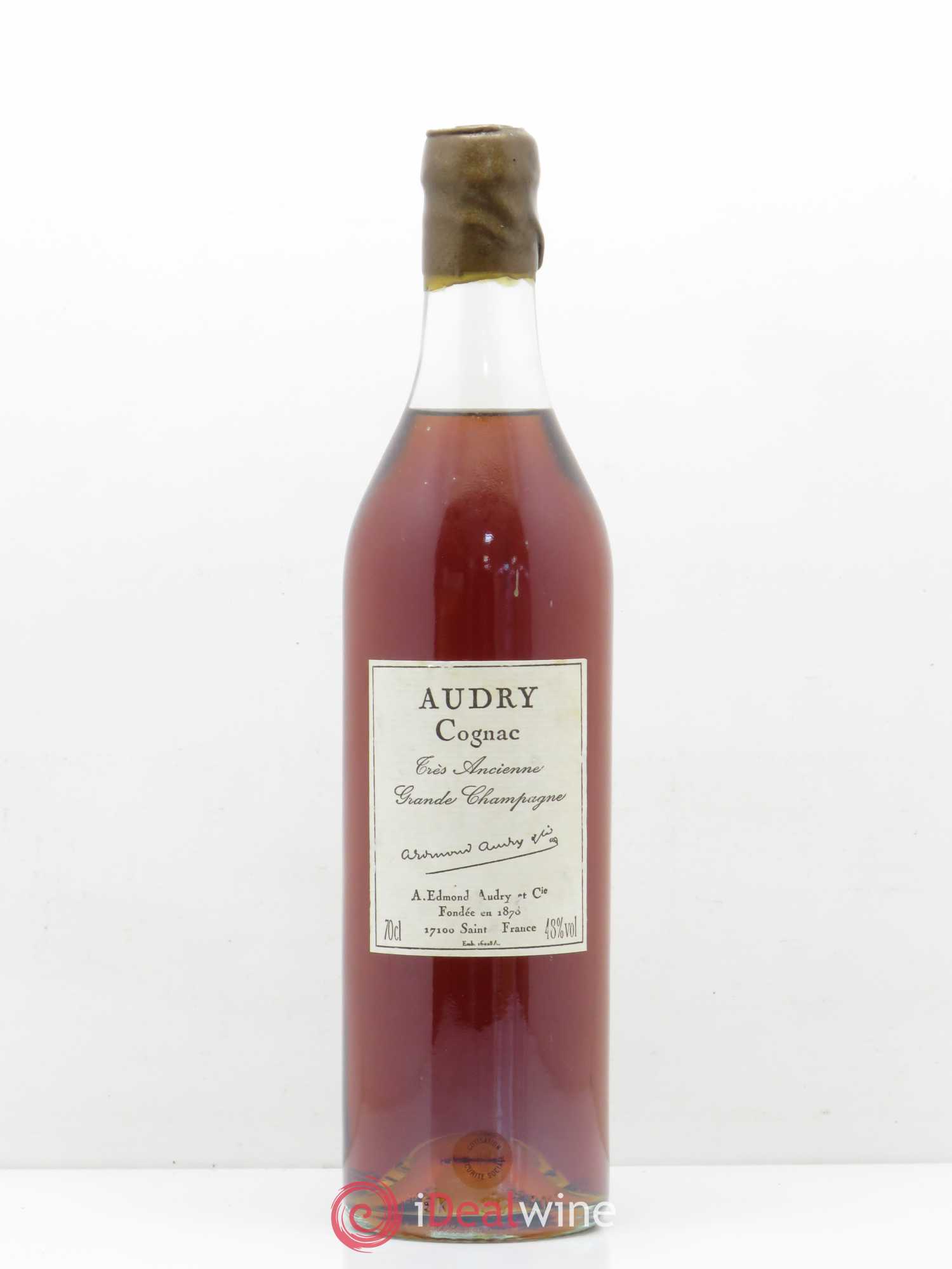 Cognac Très Ancienne Grande Champagne Audry - Posten von 1 Flasche - 0