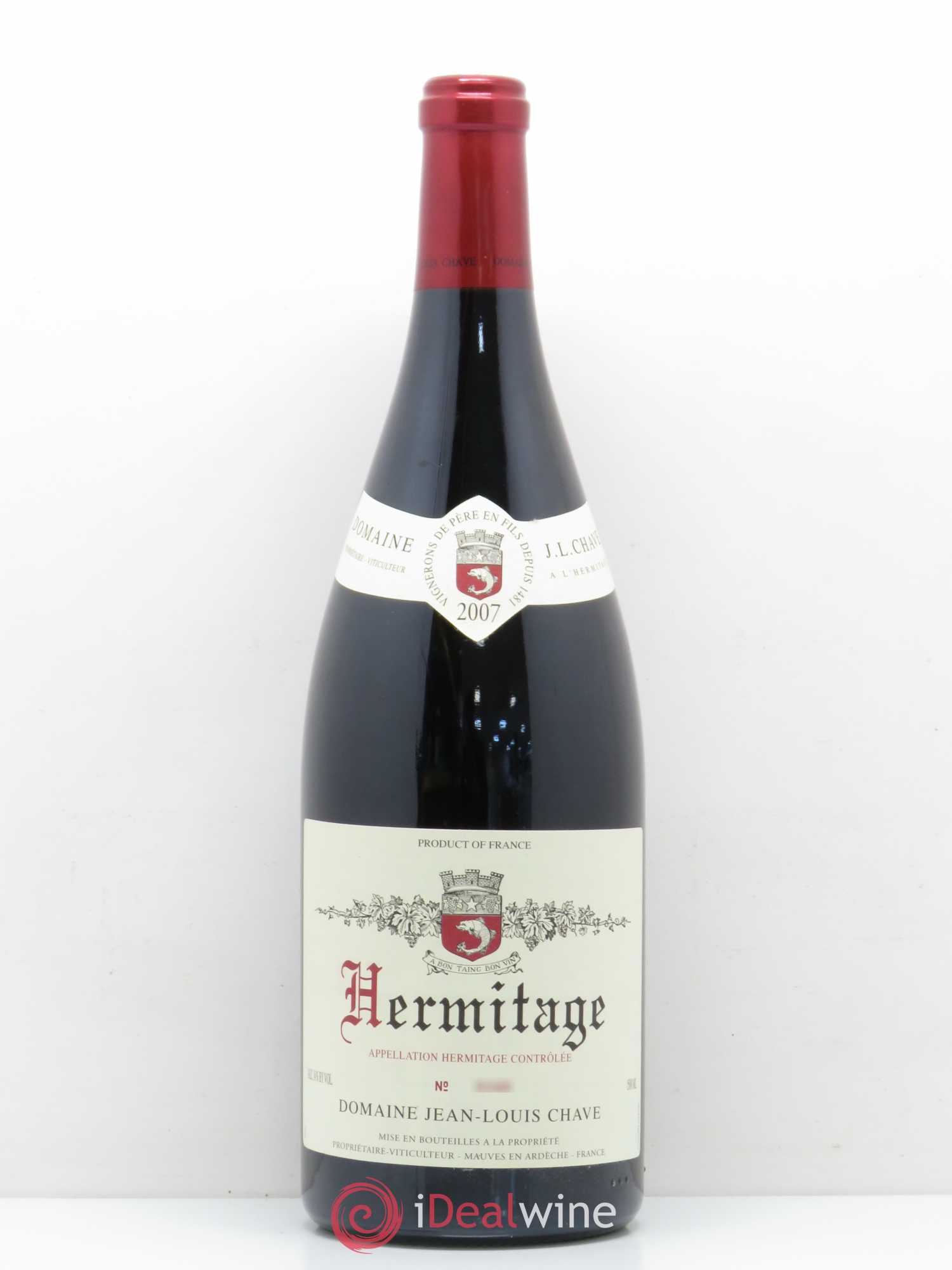 Hermitage Jean-Louis Chave 2007 - Lot de 1 magnum - 0