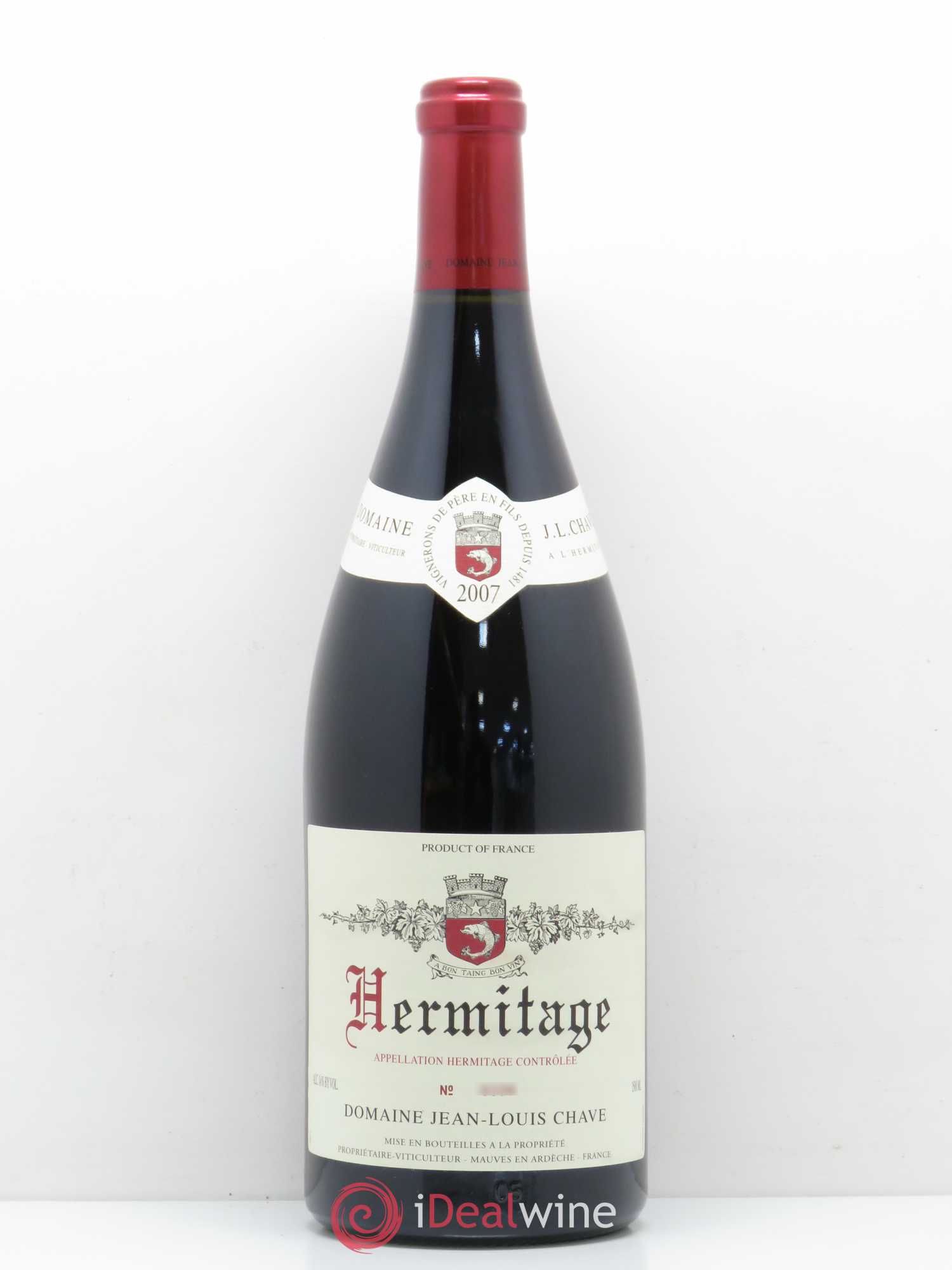 Hermitage Jean-Louis Chave 2007 - Lot de 1 magnum - 0