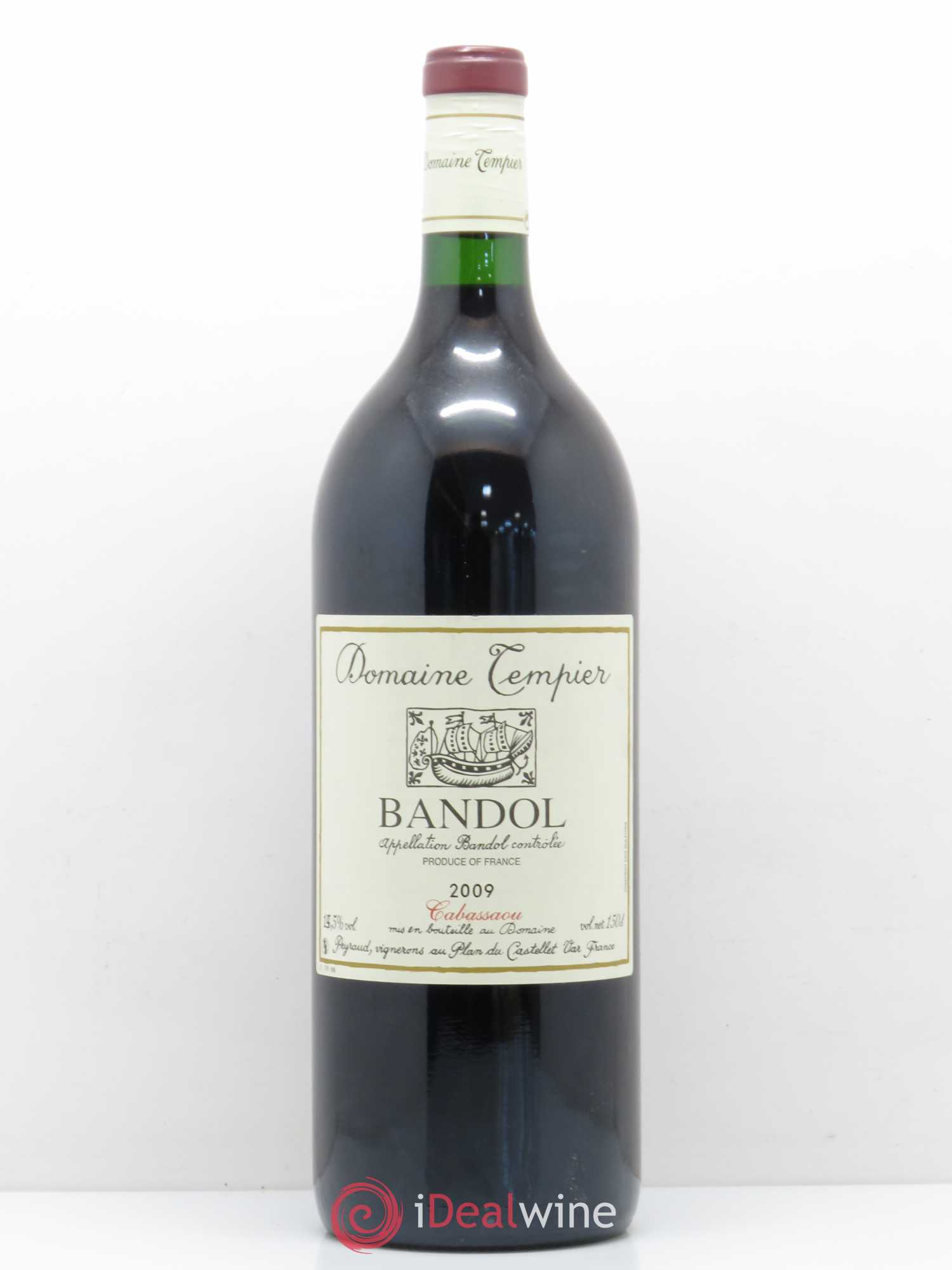 Bandol Domaine Tempier Cuvée Cabassaou Famille Peyraud 2009 - Lot de 1 magnum - 0