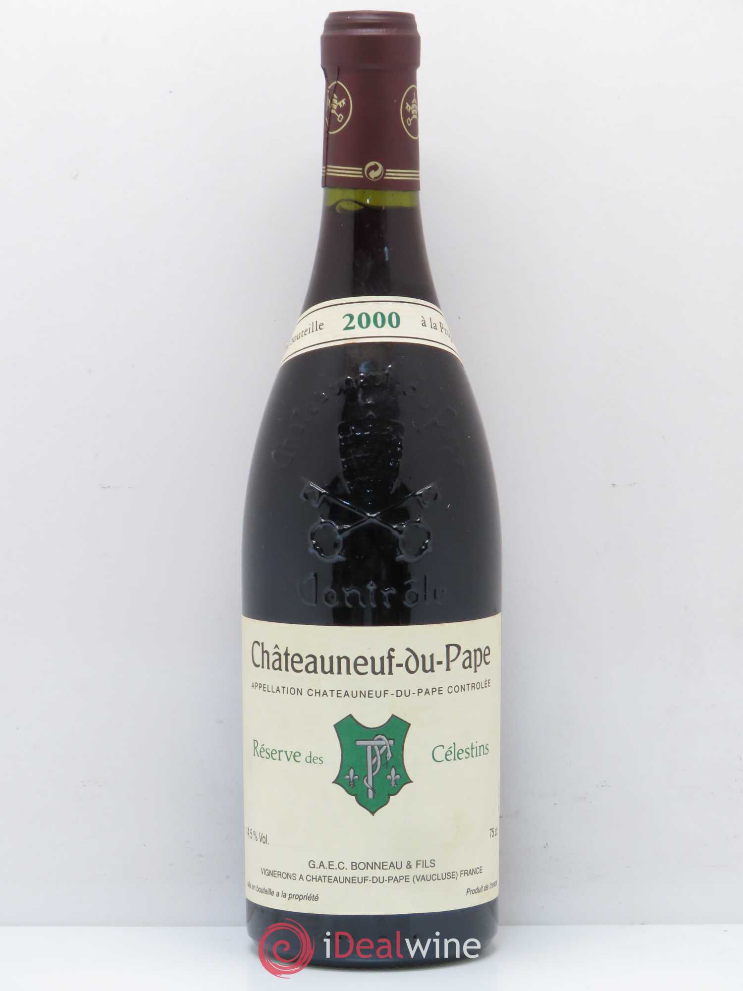 Châteauneuf-du-Pape Réserve des Célestins Henri Bonneau & Fils 2000 - Lot de 1 bouteille - 0
