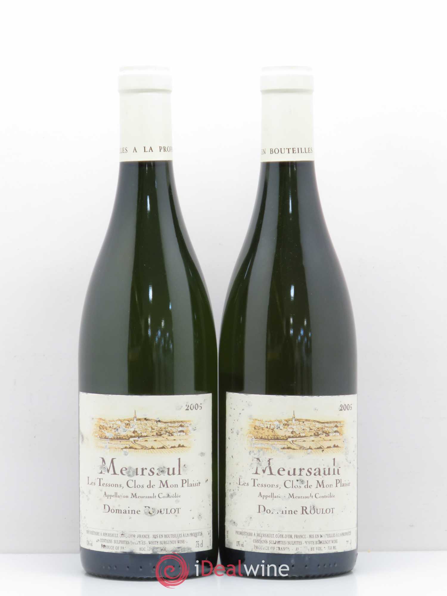 Meursault Les Tessons Clos de Mon plaisir Roulot (Domaine) 2005 - Lot de 2 bouteilles - 0