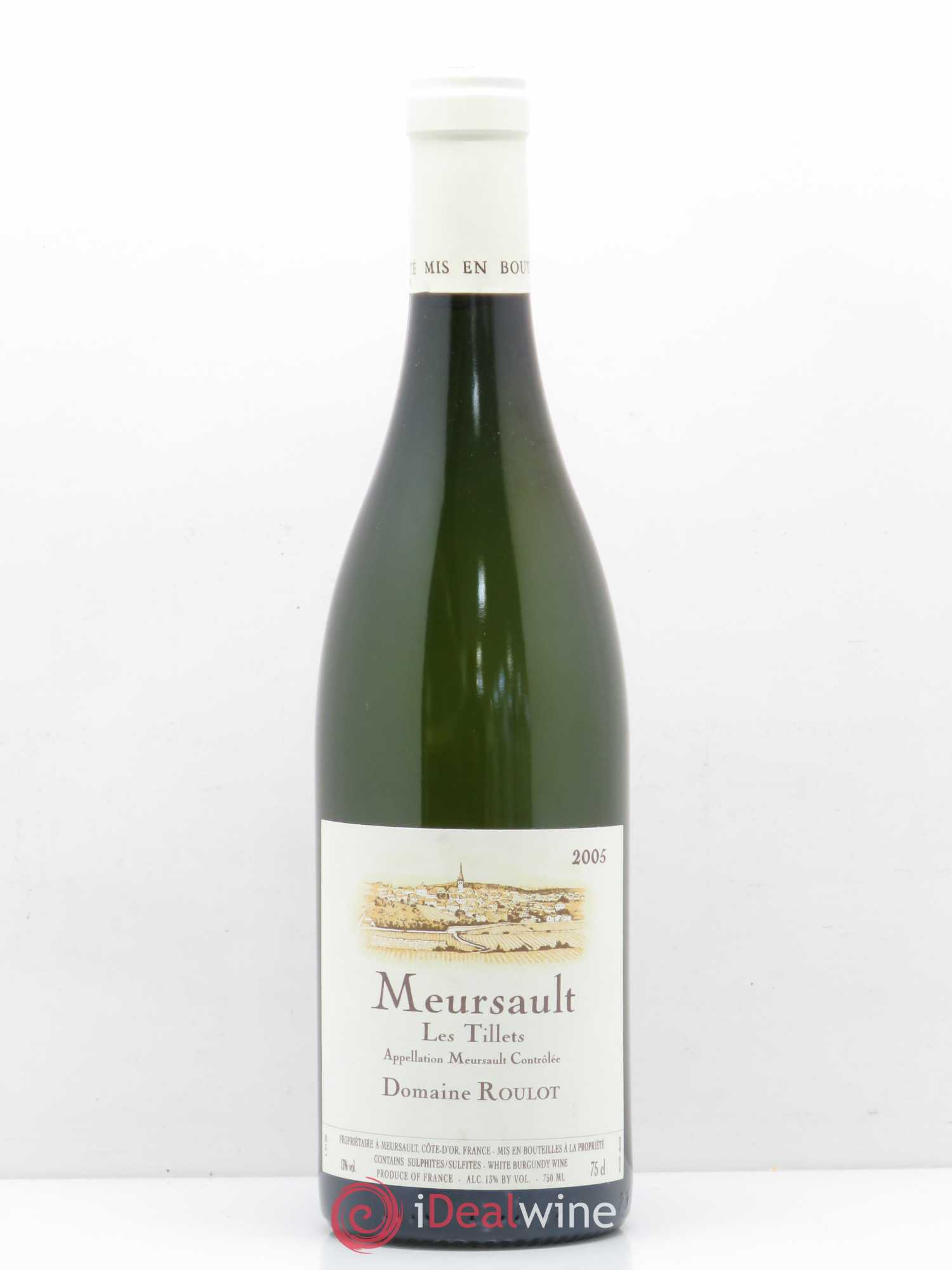 Meursault Les Tillets Roulot (Domaine) 2005 - Lot de 1 bouteille - 0