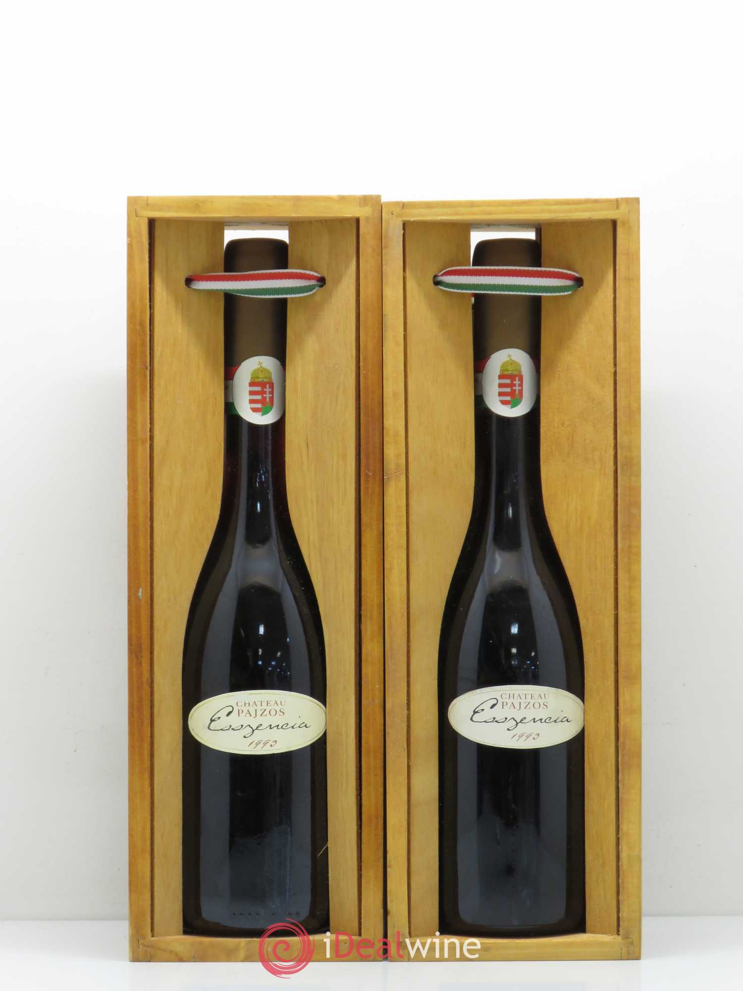 Tokaji Essenczia Chateau Pazjos 1993 - Lotto di 2 bottiglie - 0