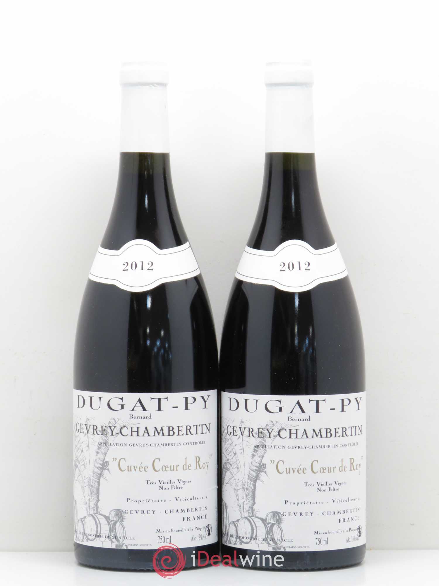 Gevrey-Chambertin Coeur de Roy Très Vieilles Vignes Dugat-Py Tres Vieilles Vignes 2012 - Posten von 2 Flaschen - 0