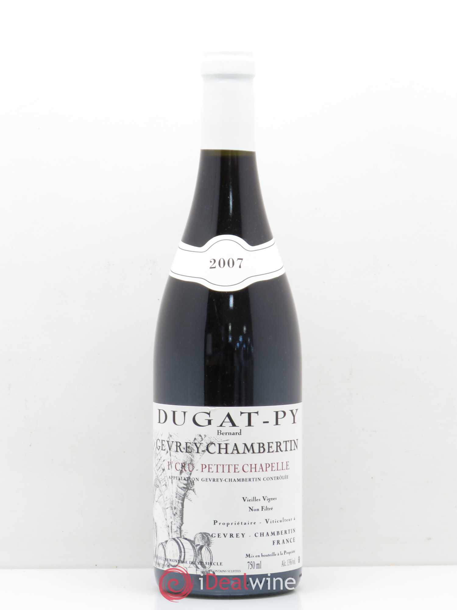 Gevrey-Chambertin 1er Cru Petite Chapelle Vieilles Vignes Dugat-Py Vieilles vignes 2007 - Lot de 1 bouteille - 0