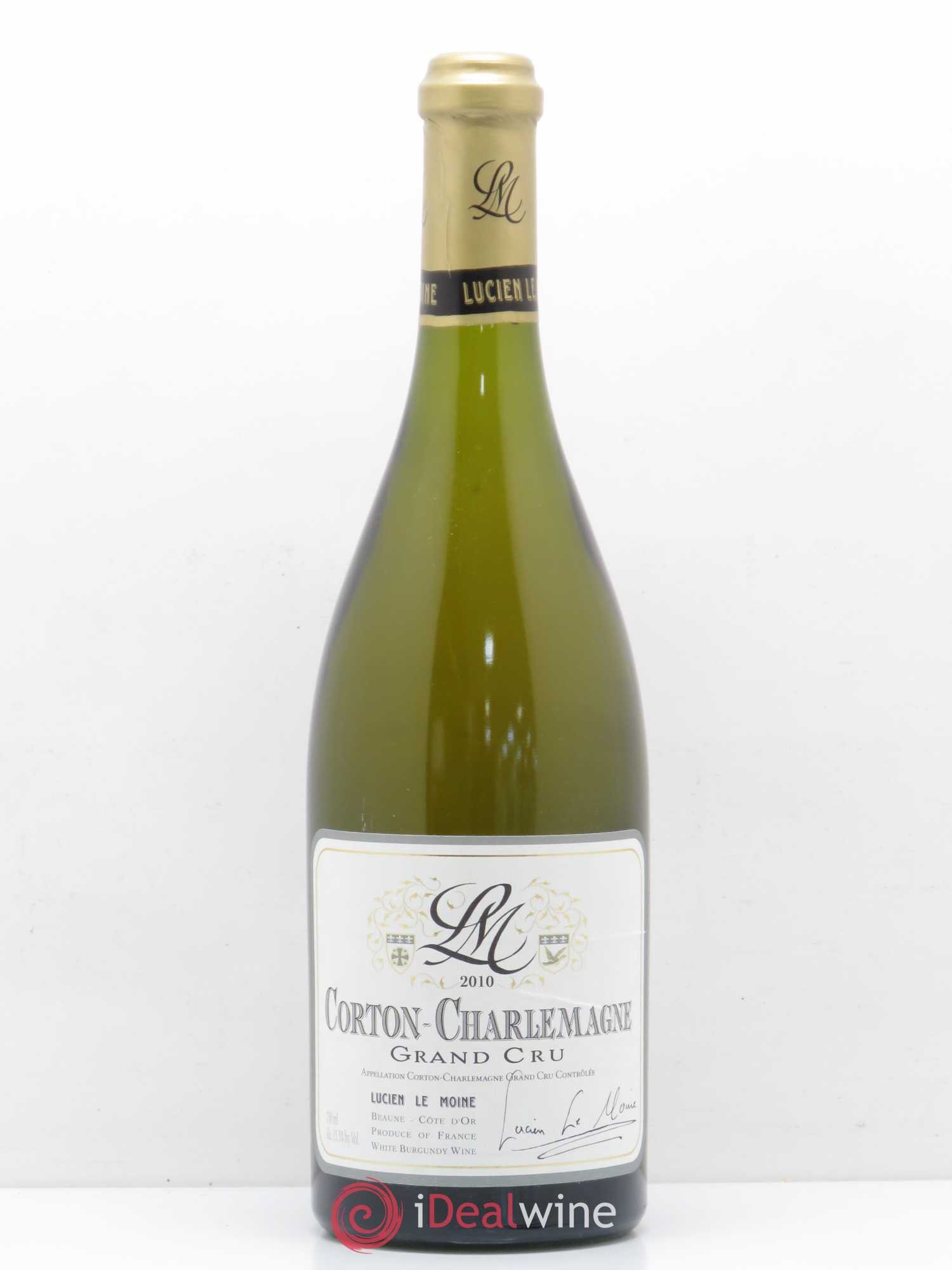 Corton-Charlemagne Grand Cru Lucien Le Moine 2010 - Lot de 1 bouteille - 0
