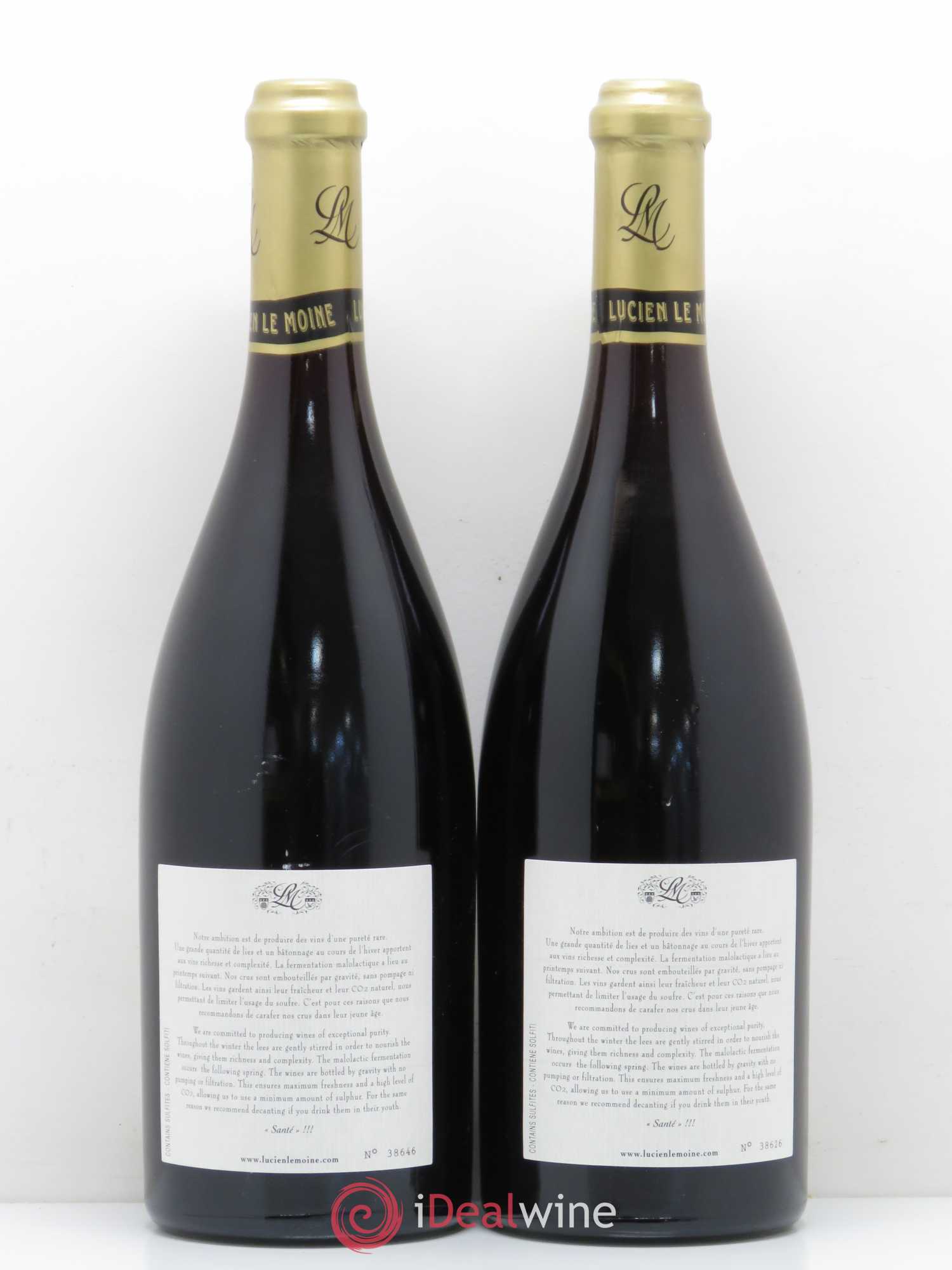Echezeaux Grand Cru Lucien Le Moine 2010 - Lot de 2 bouteilles - 1
