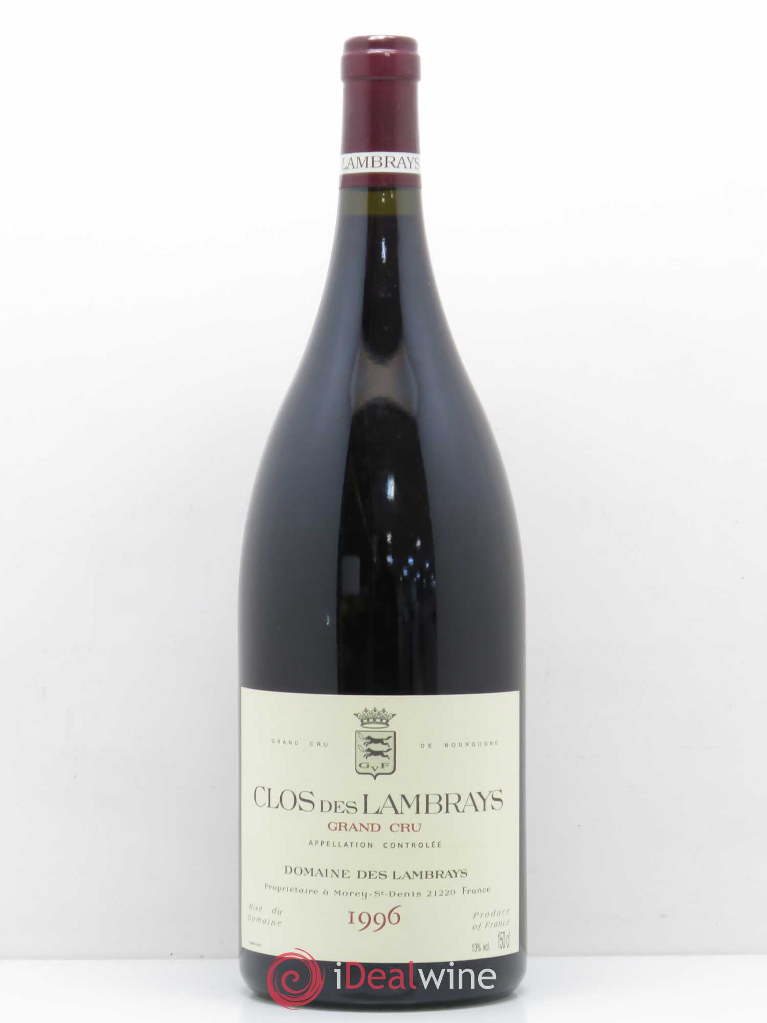Clos des Lambrays Grand Cru Domaine des Lambrays 1996 - Lot de 1 magnum - 0