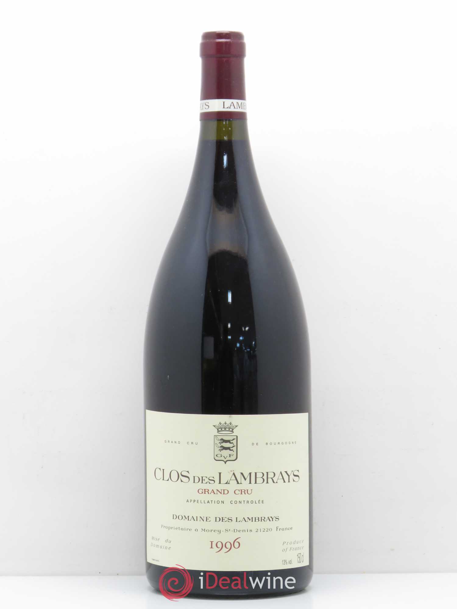 Clos des Lambrays Grand Cru Domaine des Lambrays 1996 - Lot de 1 magnum - 0