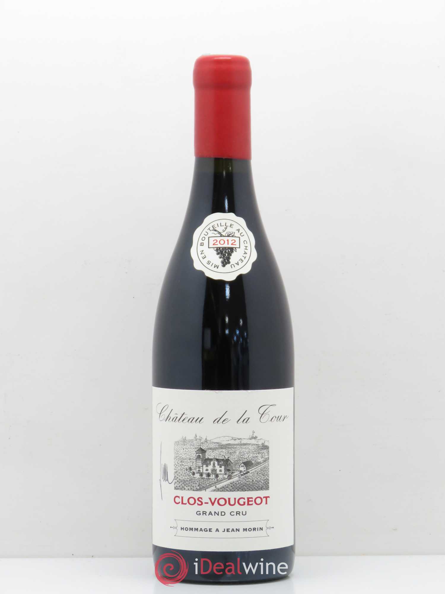 Clos de Vougeot Grand Cru Château de La Tour Hommage à Jean Morin 2012 - Lot de 1 bouteille - 0